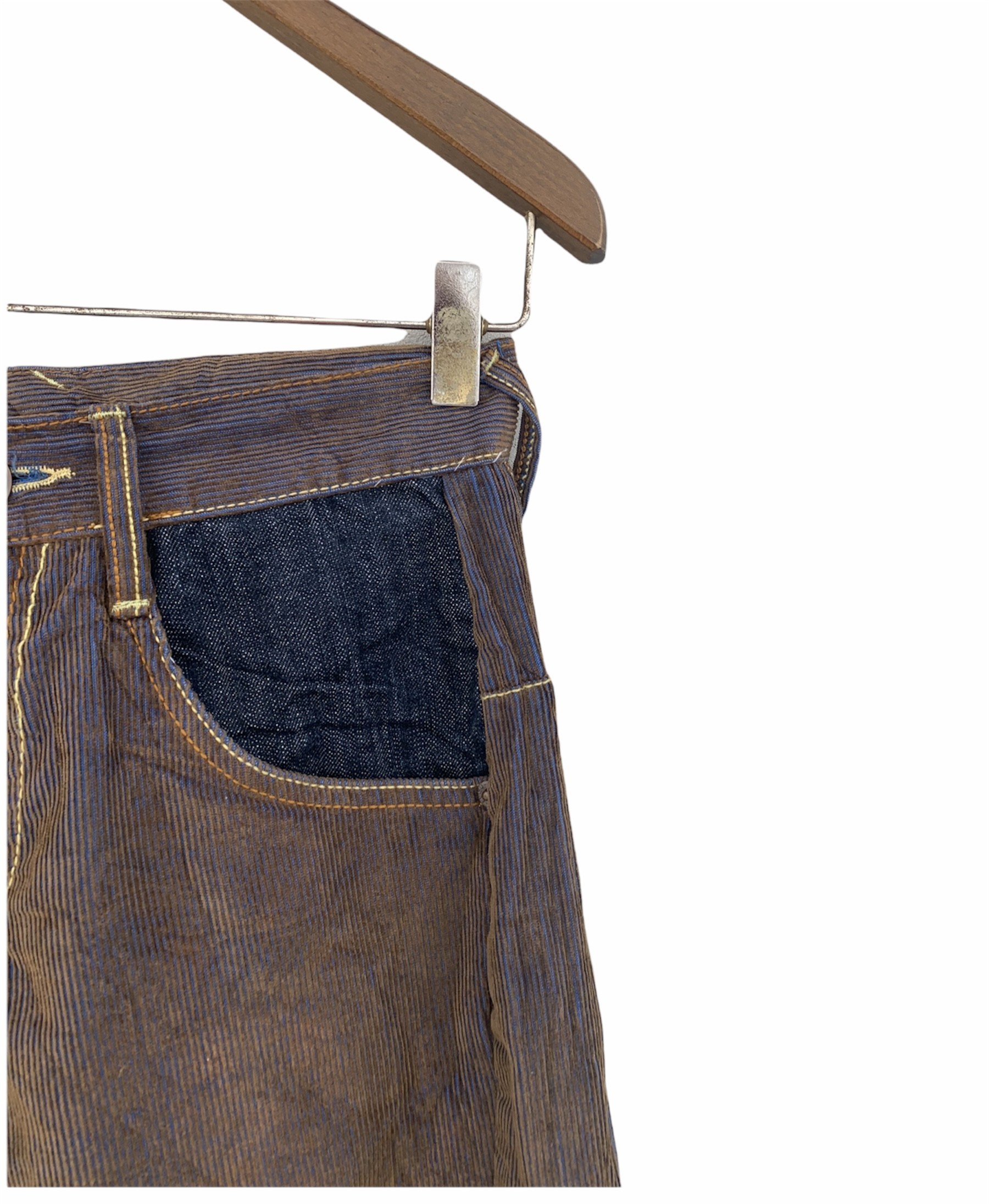 Evisu - Vintage Evisu Genes Curduroy Spellout Pant - 2