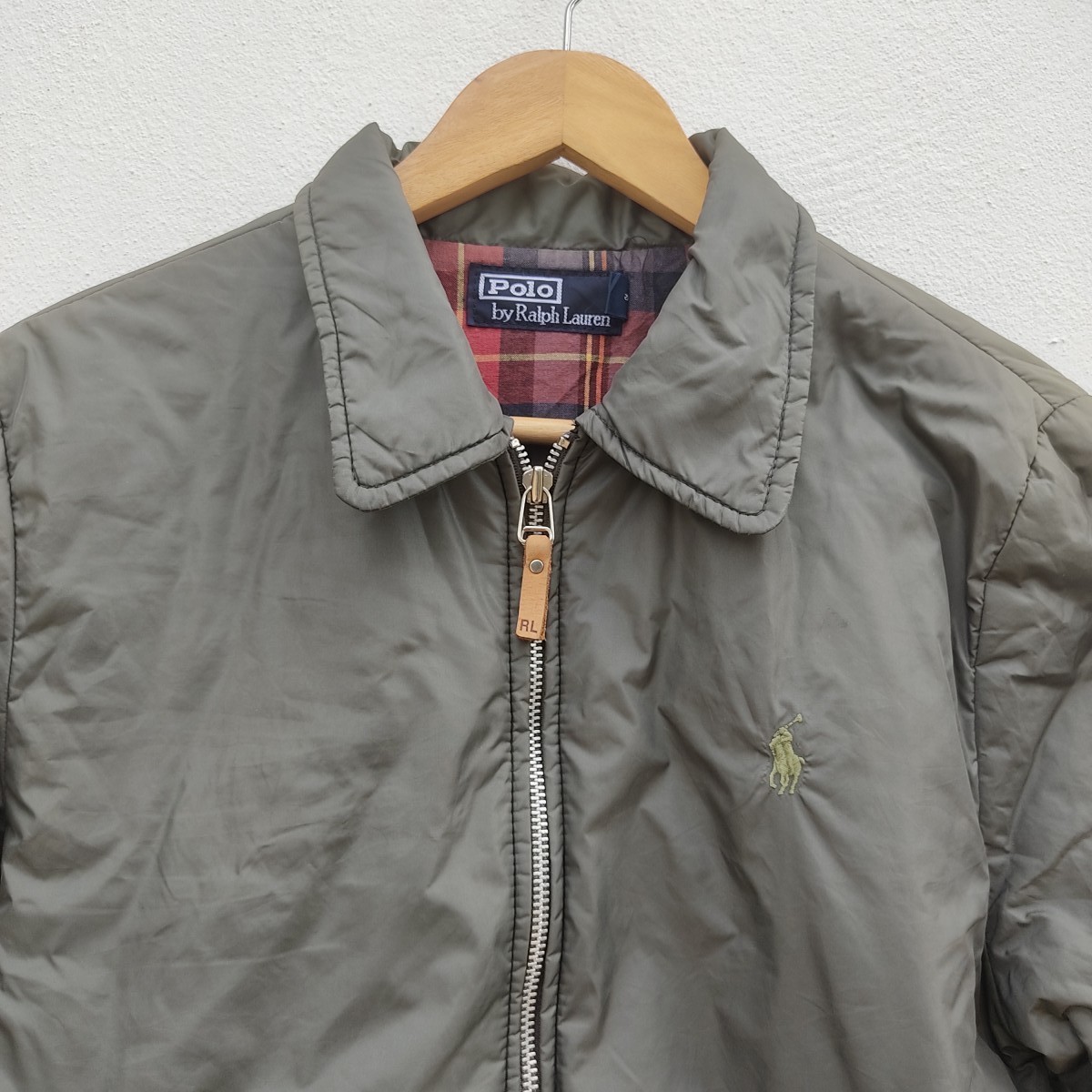 Polo Ralph Lauren - Polo Ralph Lauren Army Green Bomber Harrington Jacket Mods - 3