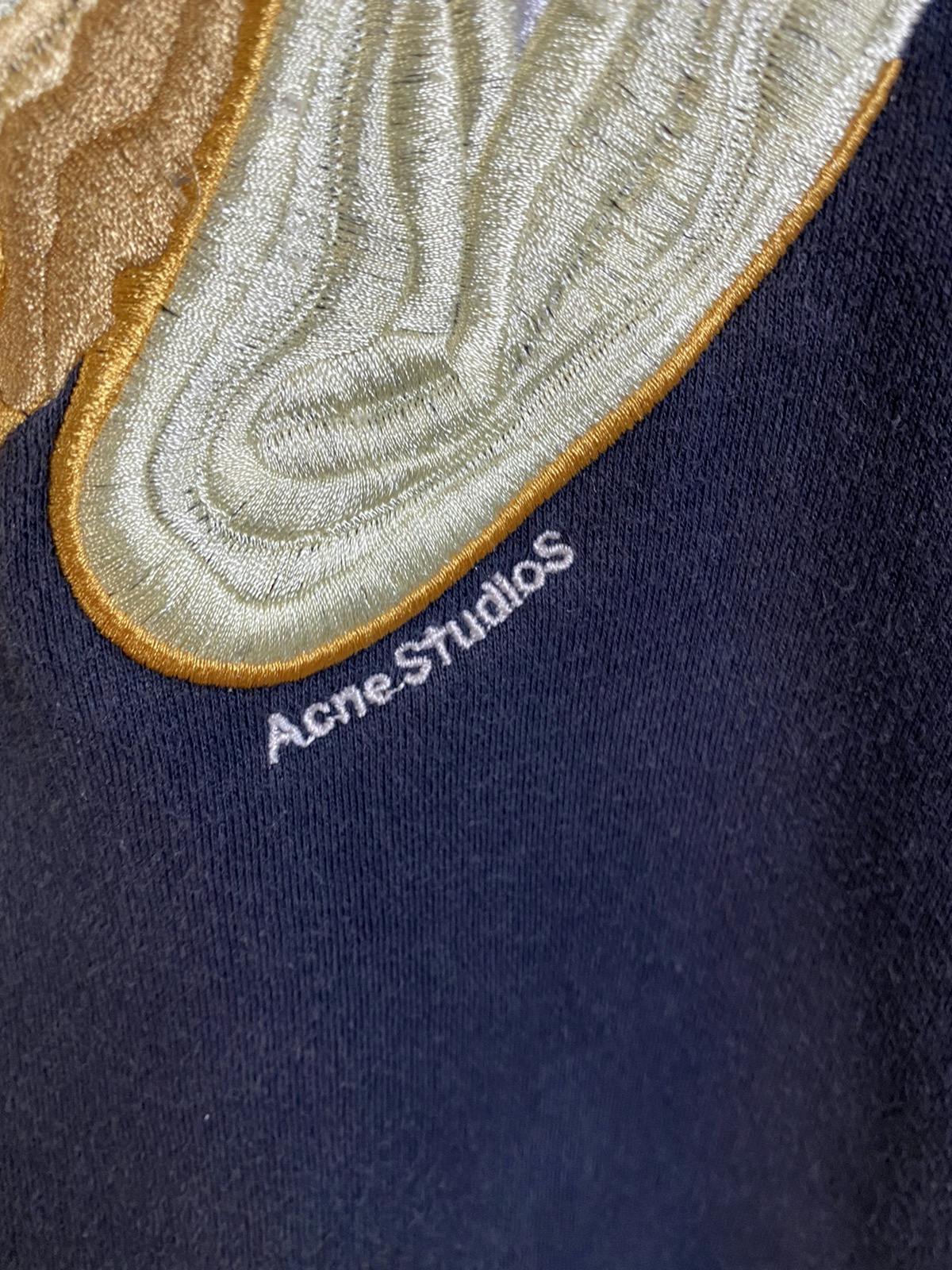Acne Studios Carly Banana Embroidered Sweatshirt Crewneck - 3