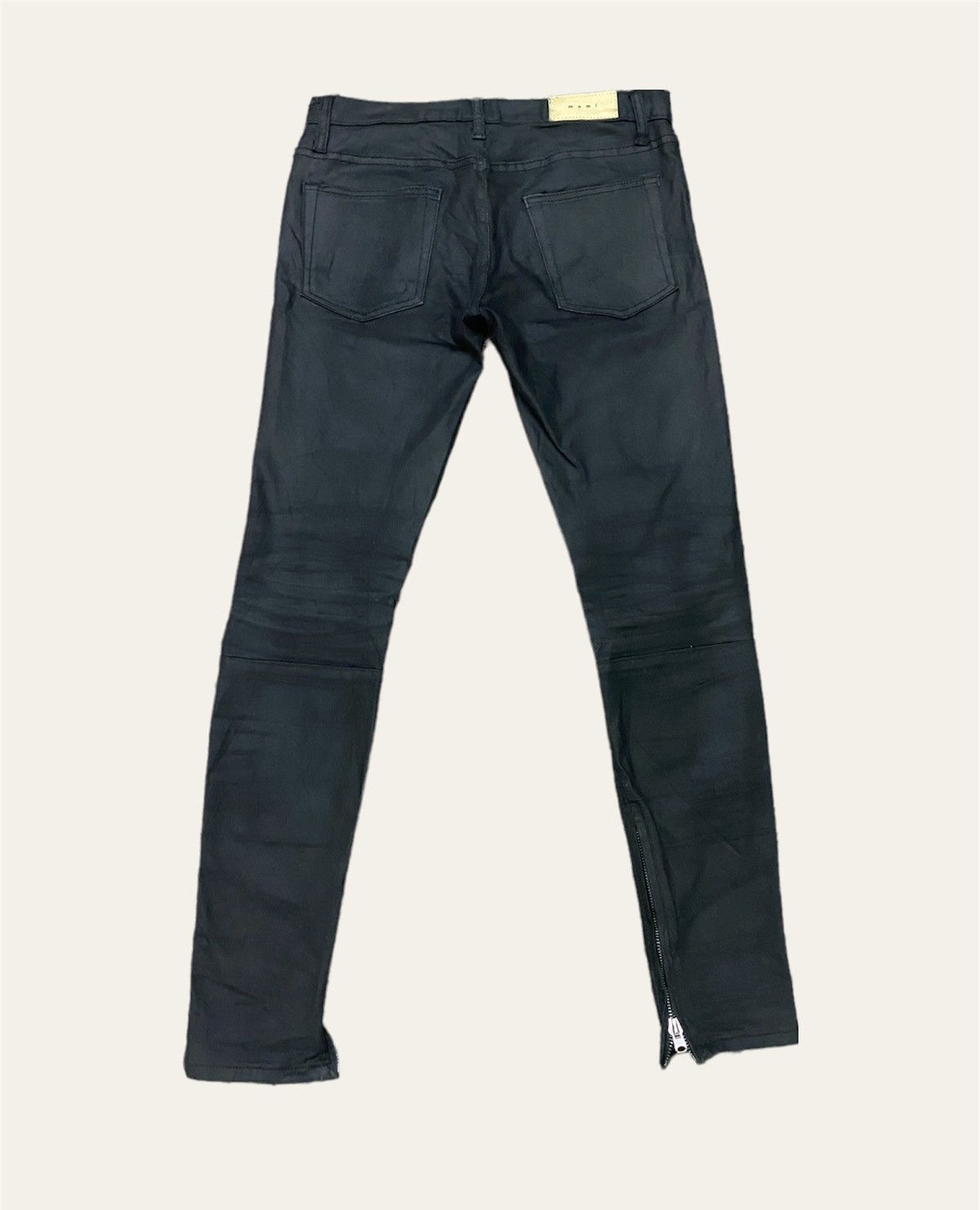 Designer - MNMLCOATED WAXED DENIM ZIPPER SKINNY S37 - 2