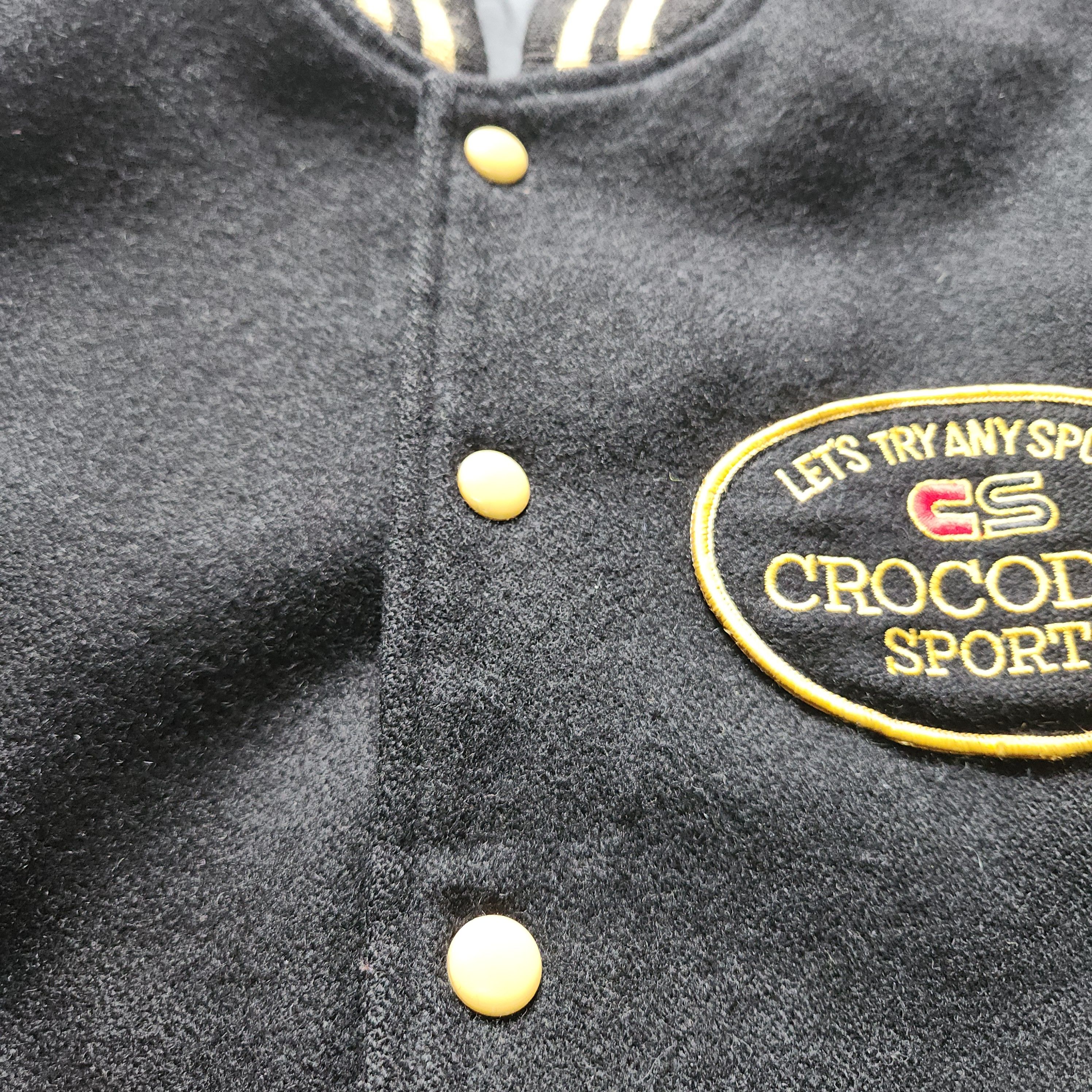 Bomber Jacket - Crocodile Sports Varsity Jacket - 10