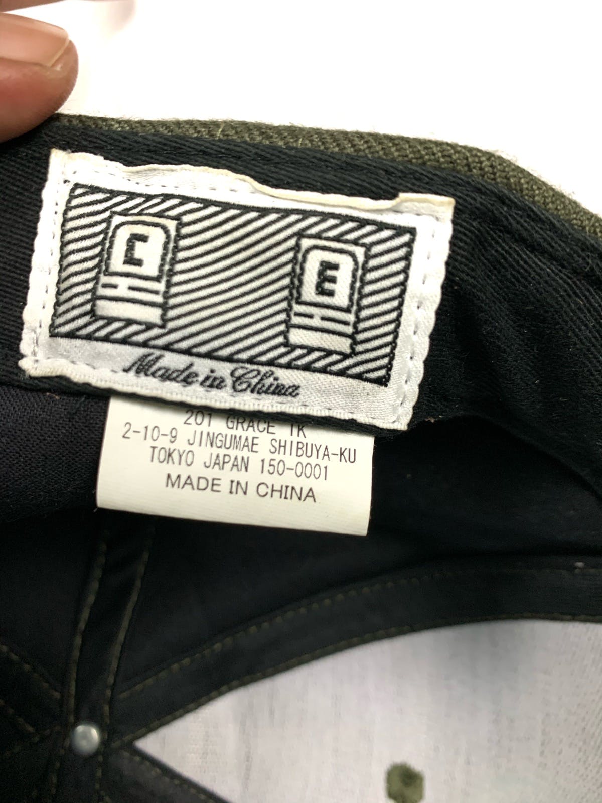 Cav empt leather stripe capp embroidery - 6
