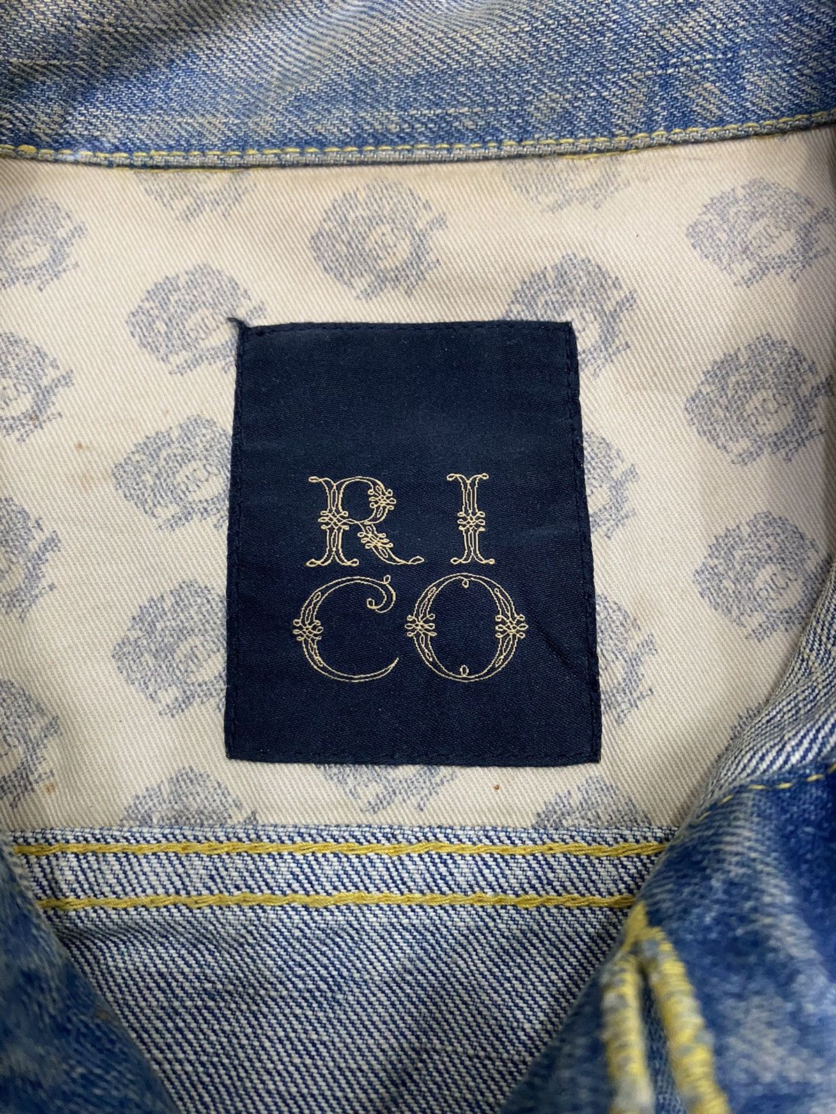 Archival Clothing - 🇯🇵 MADE IN JAPAN RICO DENIM DENIM TRUCKER JACKET - 10