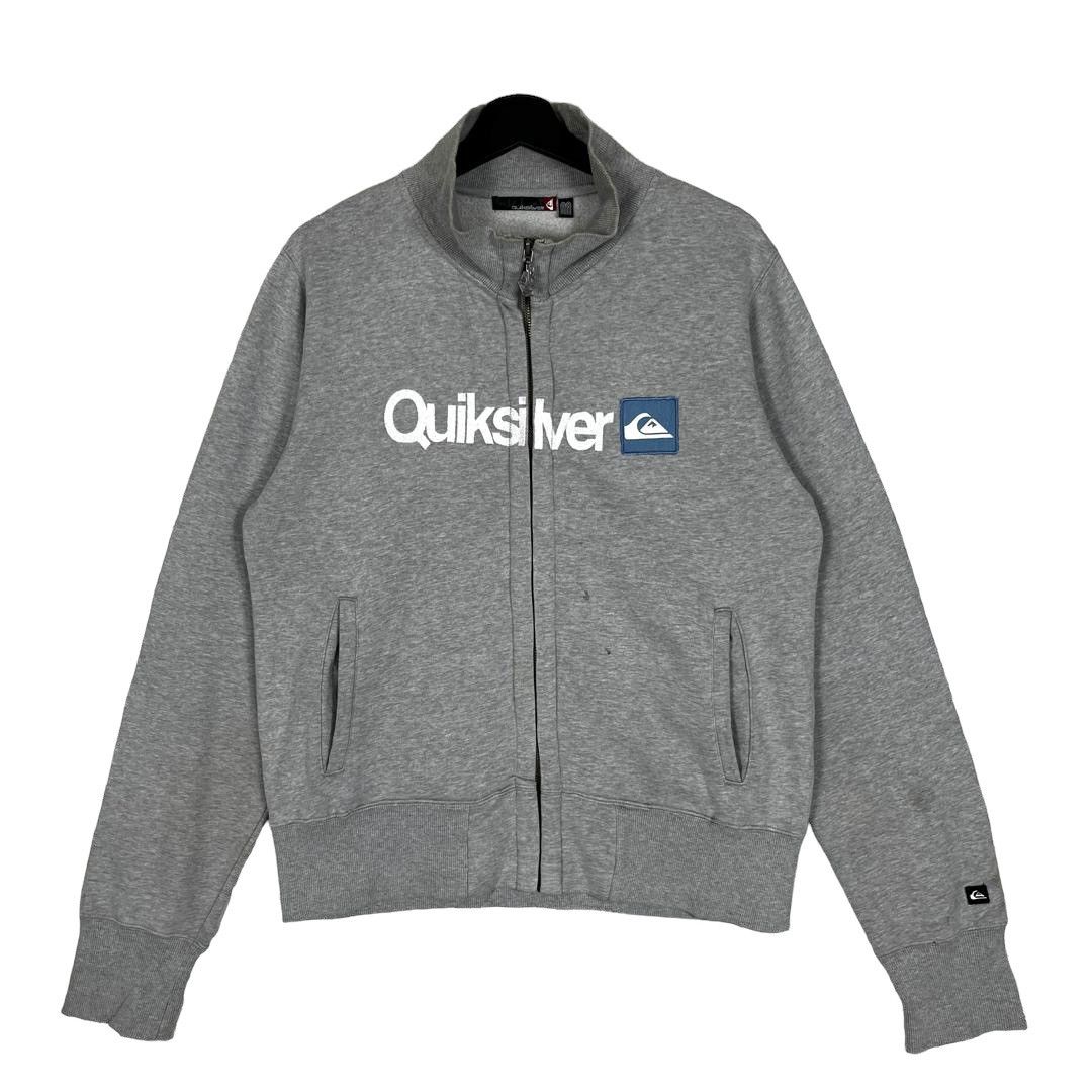 Vintage Quiksilver Streetwear Small Logo Zip Up Jacket SizeS - 1