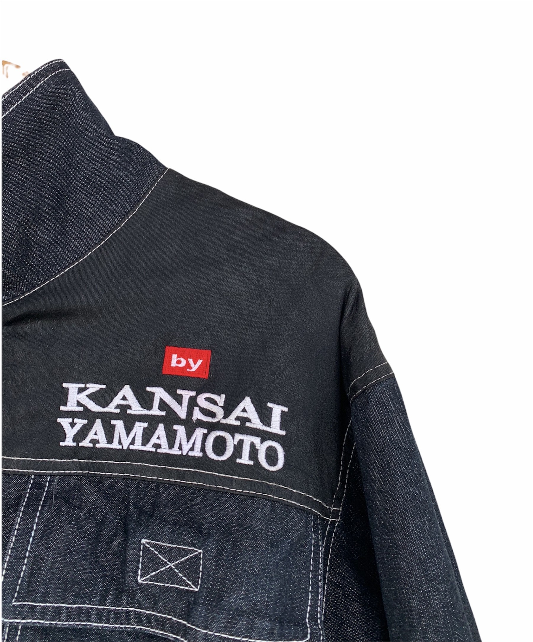 Kansai Yamamoto - Vintage Kaisai Yamamoto Up To You Spellout Embroided Zipper Jacket - 9