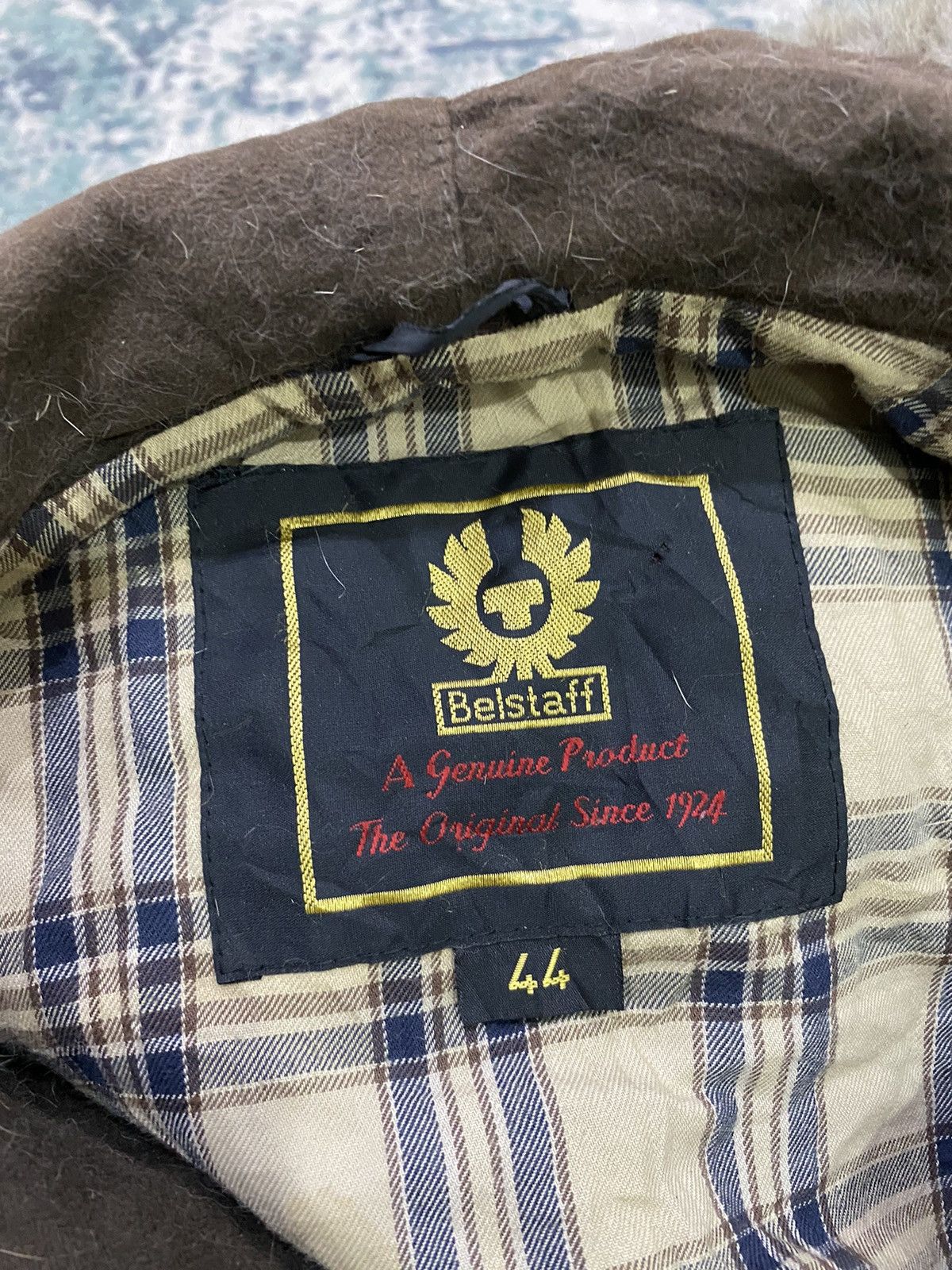 Belstaff Vintage Waxed Fur Jacket Gold Label - 13