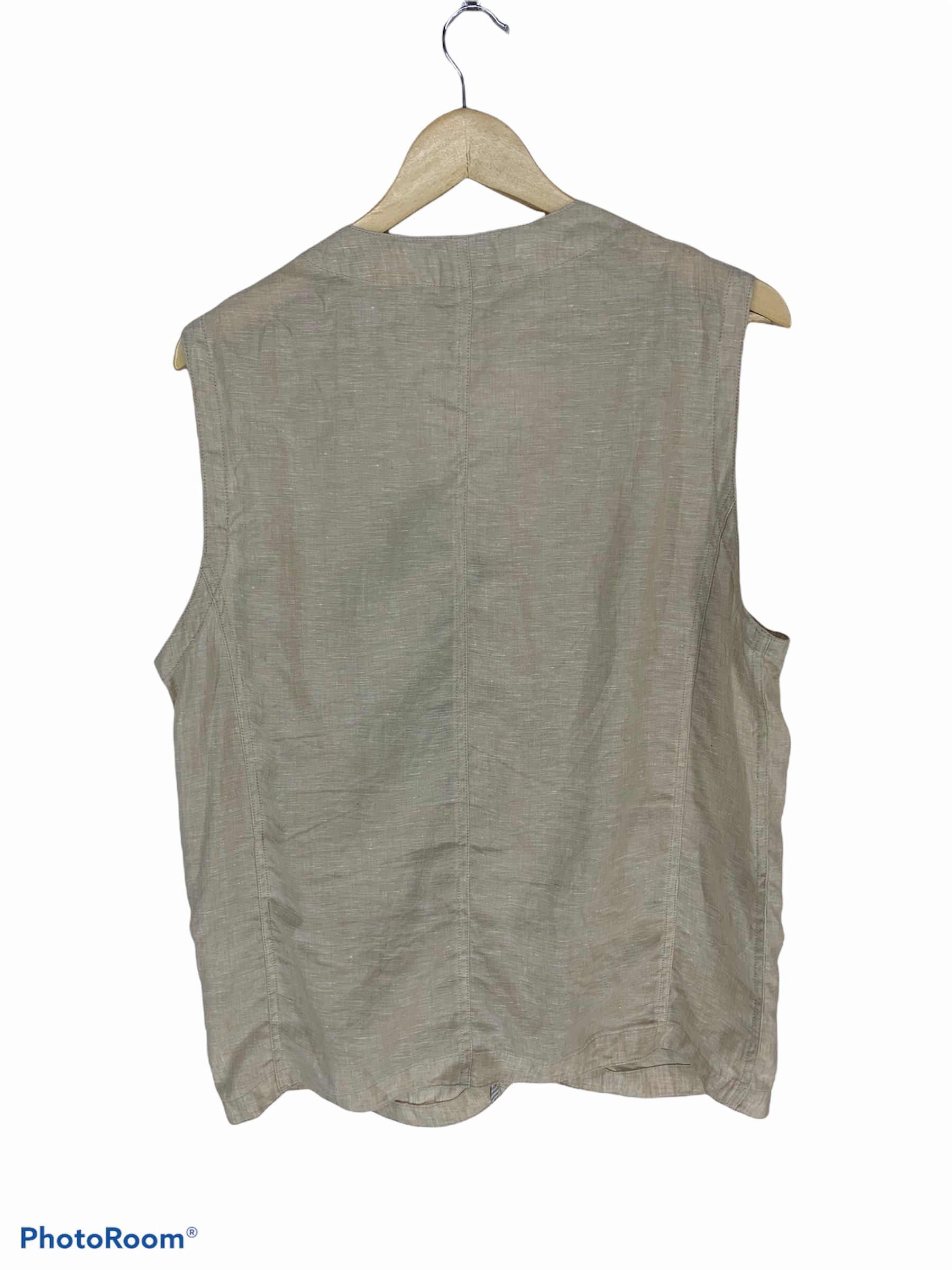 Vintage - Vintage Japanese Field Comfort Hemp Vest - 2