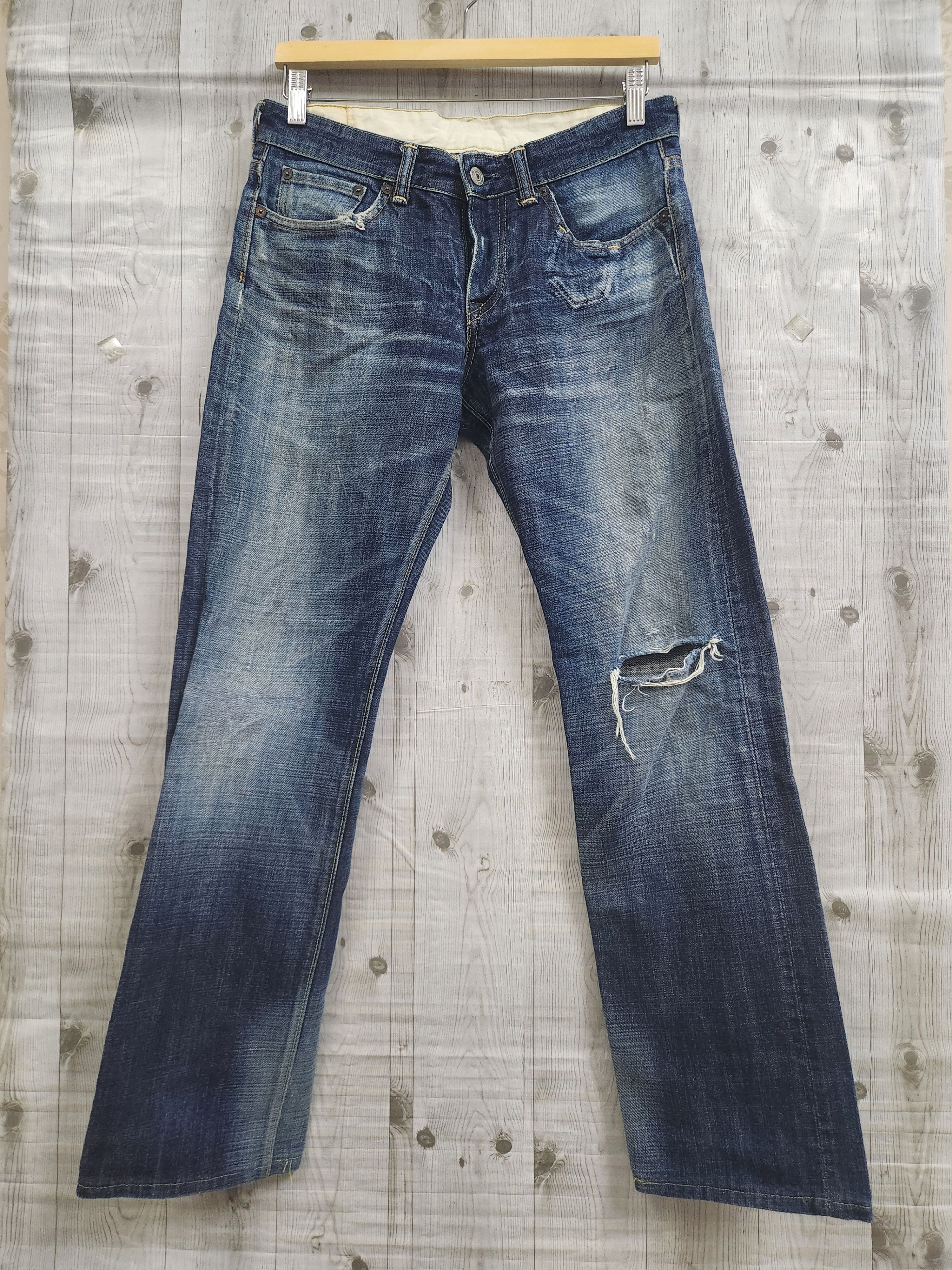 Vintage Distressed Eternal Japan Denim Jeans - 1