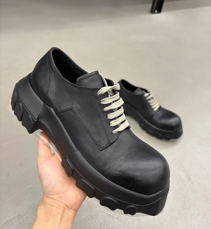 Rick Owens Bozo Tractor Derby Shoes - 1