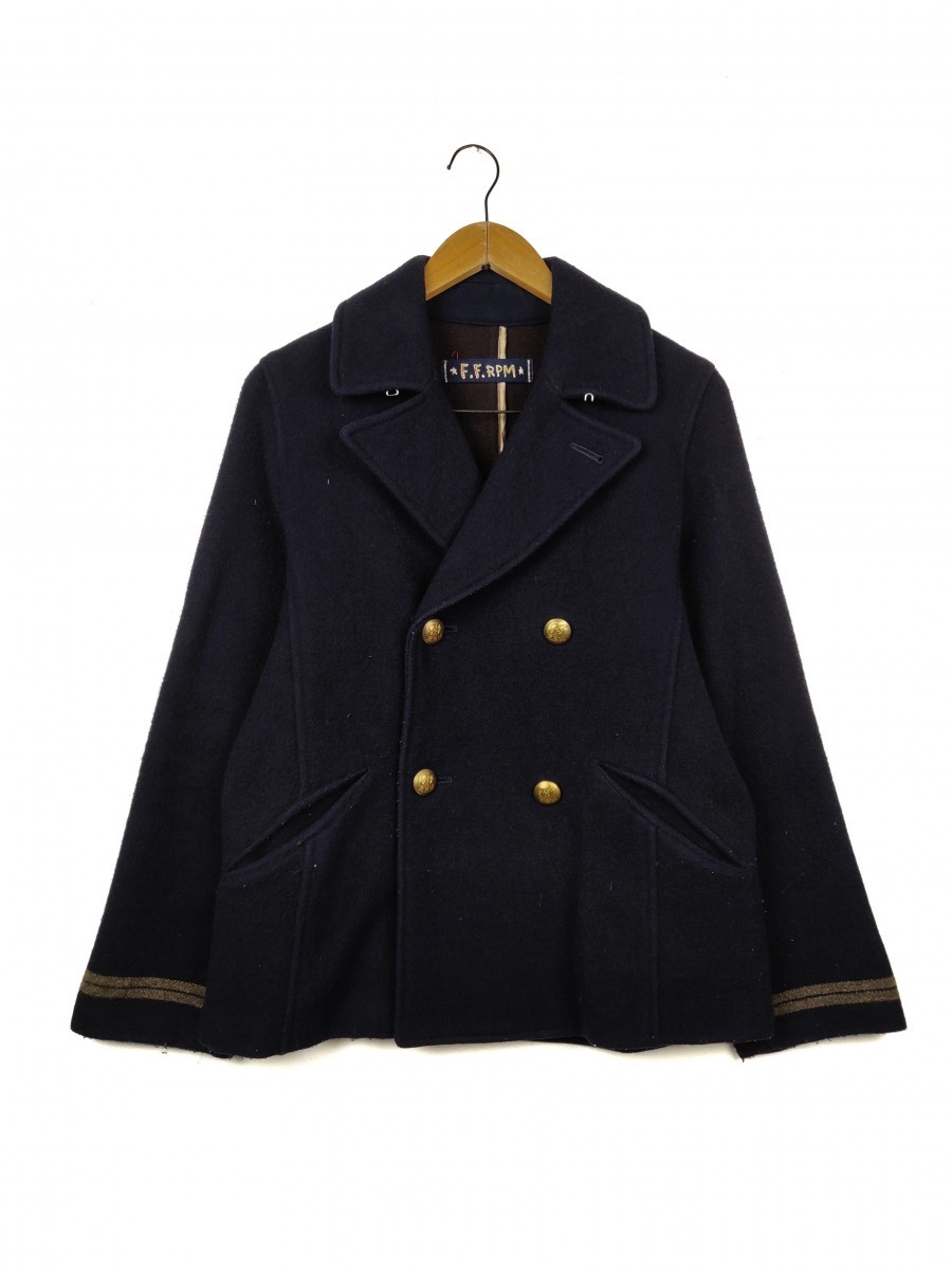 45rpm - Final Drop! Vtg Sailor Coat Wool Peacoat Jacket - 1