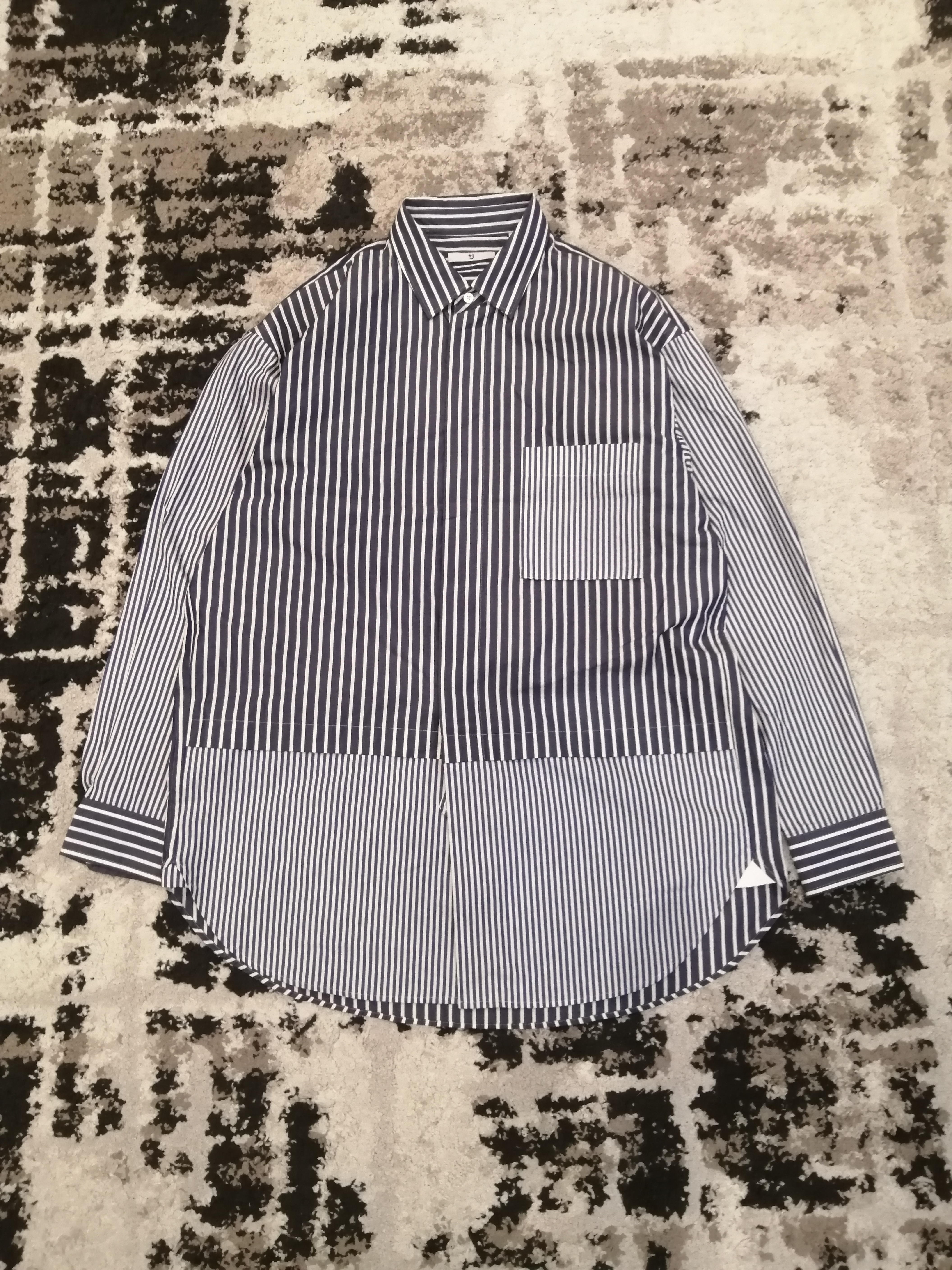 Jil Sander X Ut +J Oversized Striped Shirt - 7