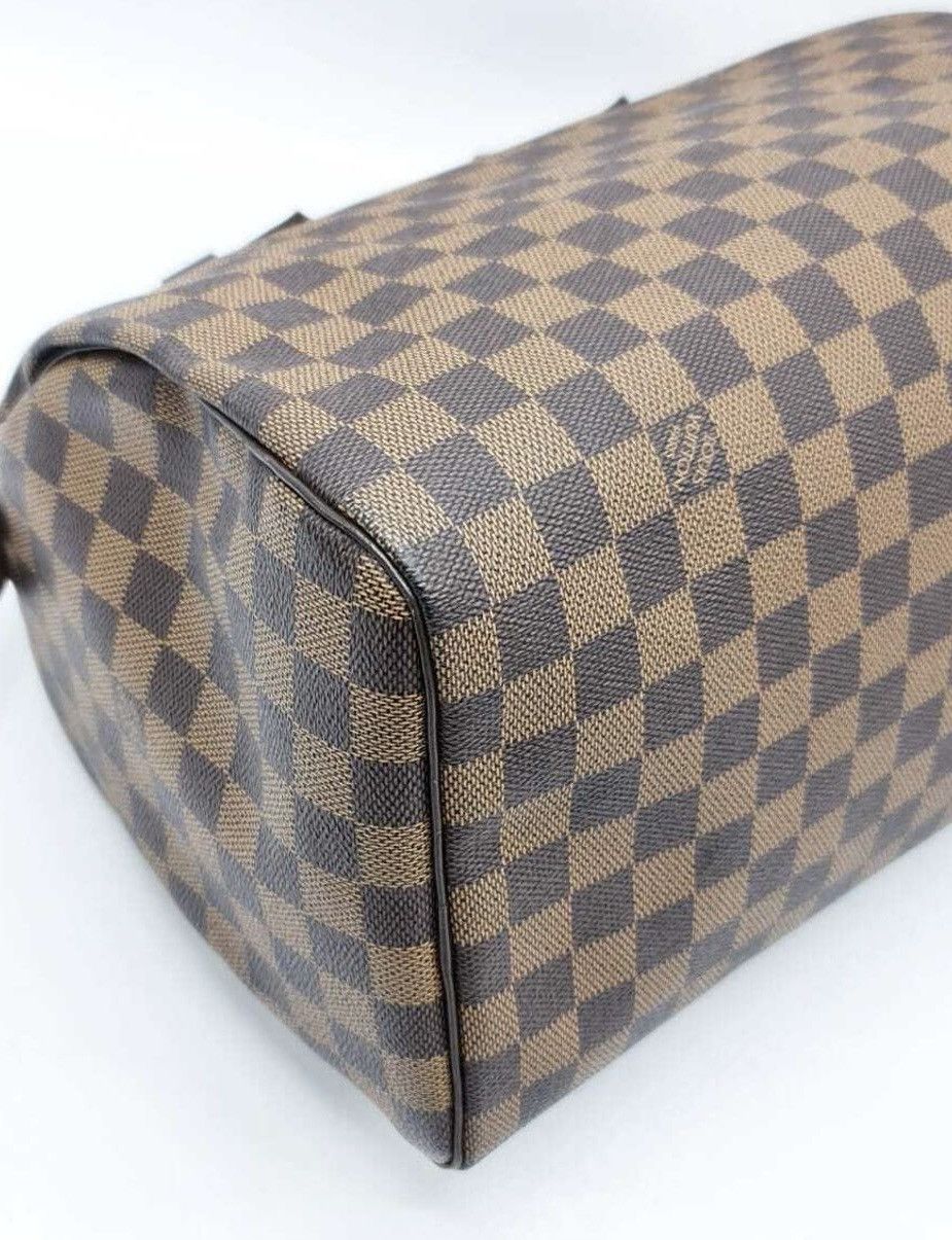 Authentic Louis Vuitton Damier Ebene Speedy 35 - 5