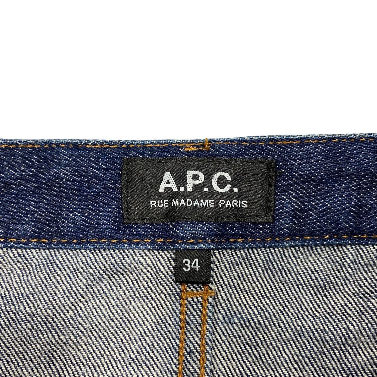 Vintage A.P.C Mini Skirt Denim Jeans - 2