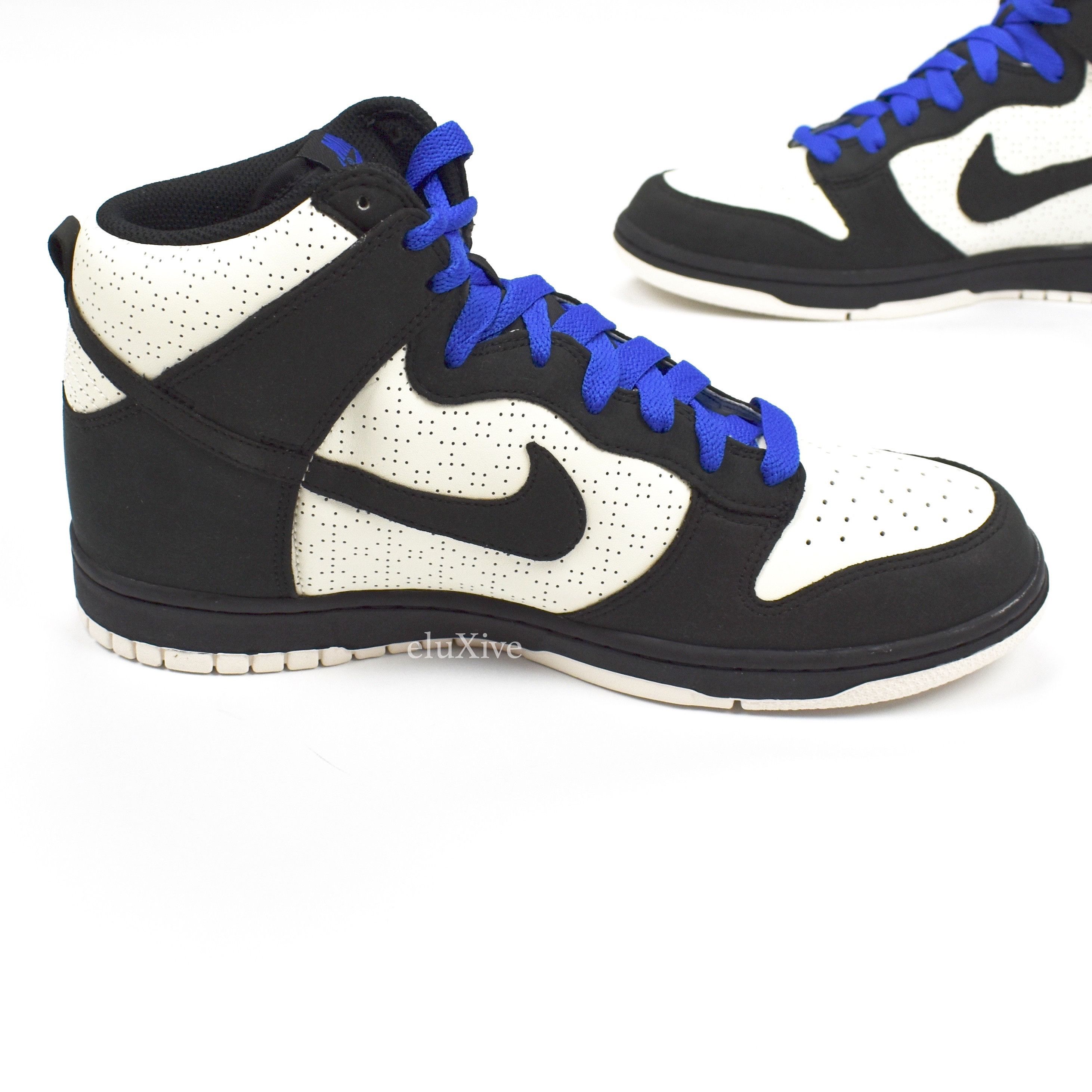 2009 Nike Dunk High Panda Black White DS - 4