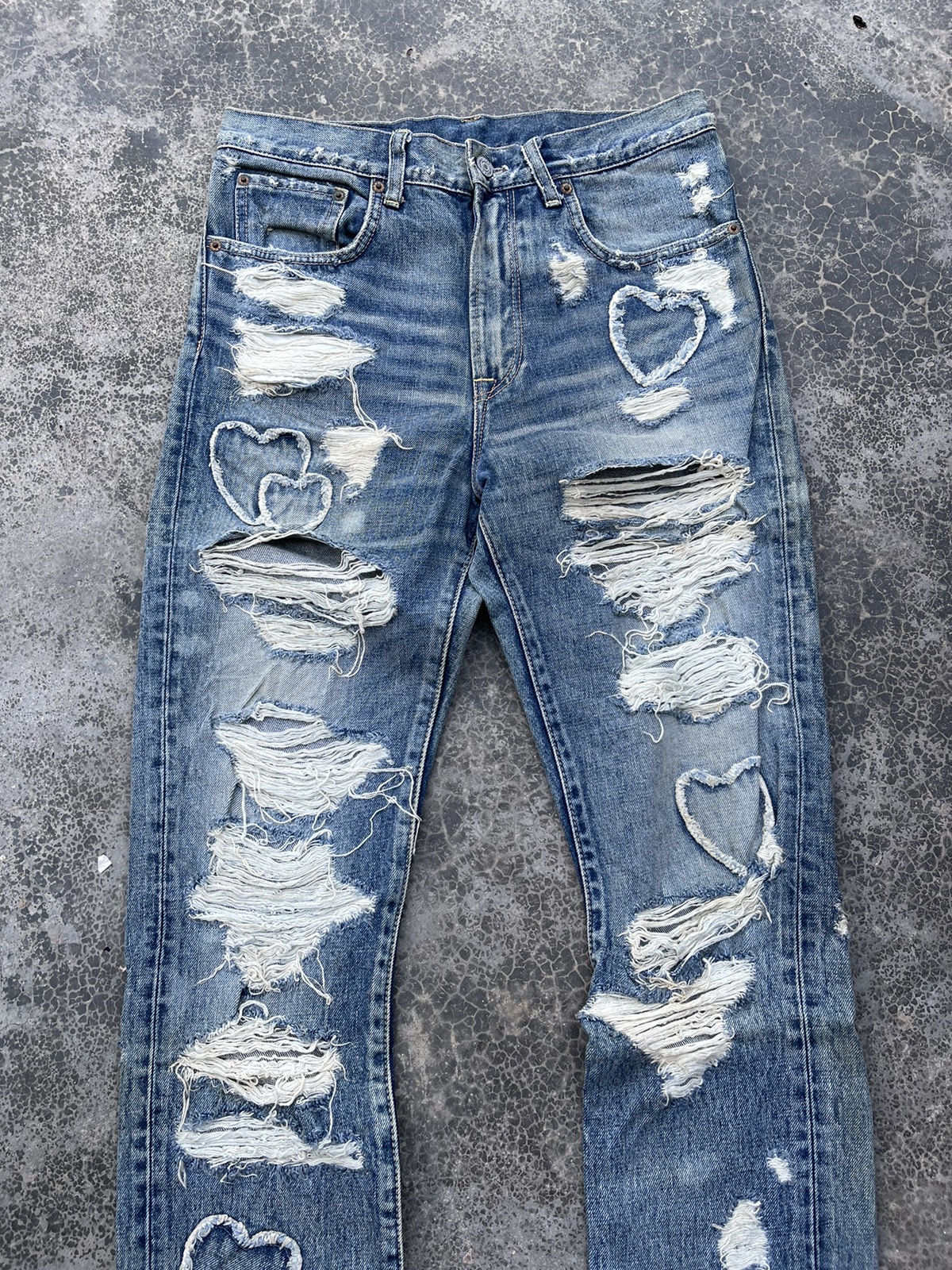 Distressed Denim - Usizex RNA awesome rugged grunge distressed denim - 2