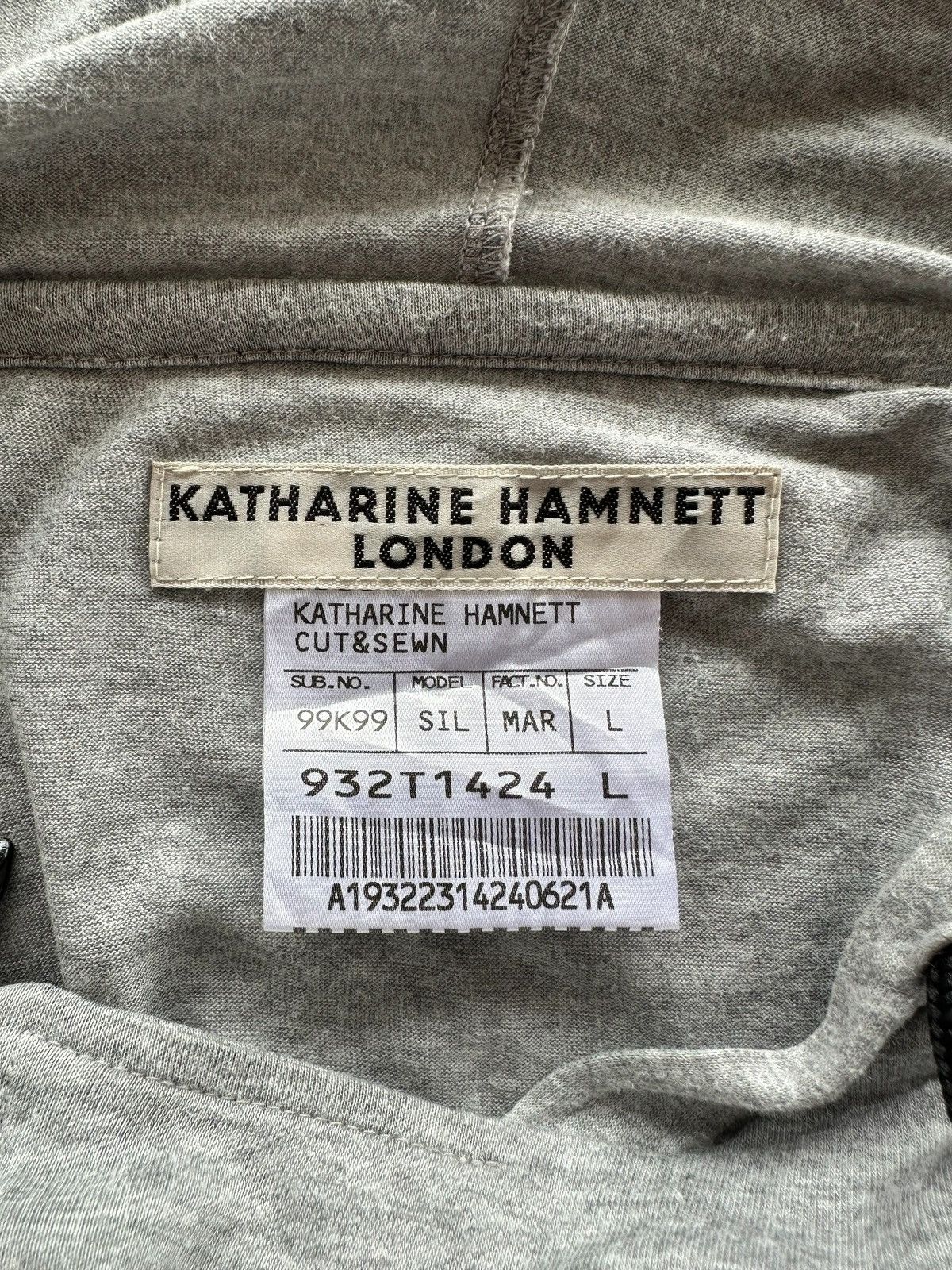 Katharine Hamnett London - Khatarine Hamnett London Cut Sewn Hoodie - 8