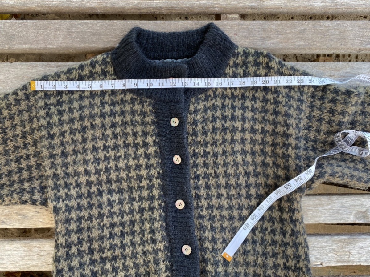 Avant Garde - Garnet Brown Mohair Wool Blend Sweater Cardigan by Lacoty - 16