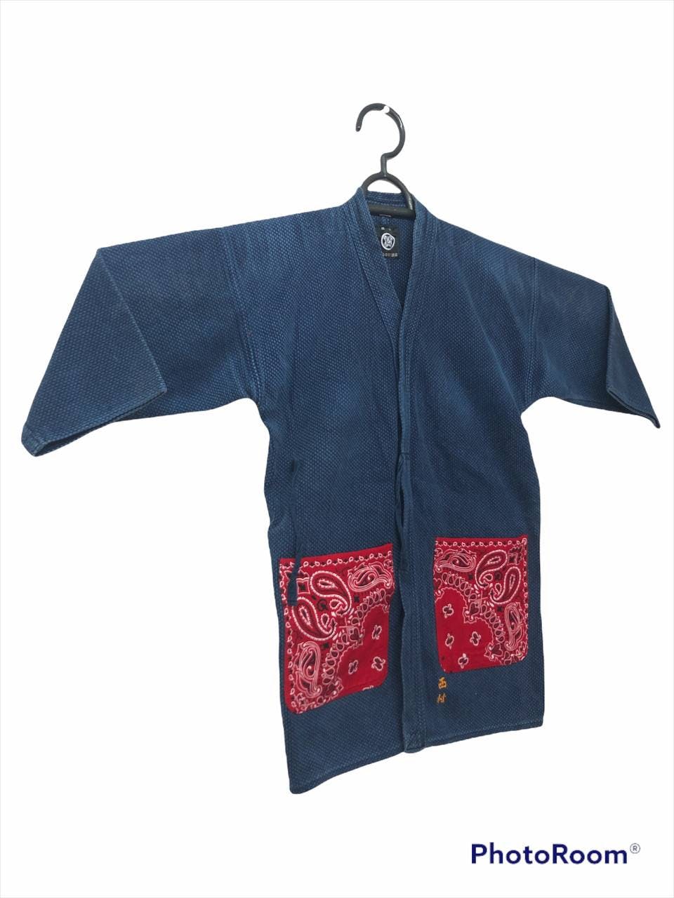 Japanese Brand - Dyed Kimono Japan Indigo Pocket Style Visvim Sanjuro - 4