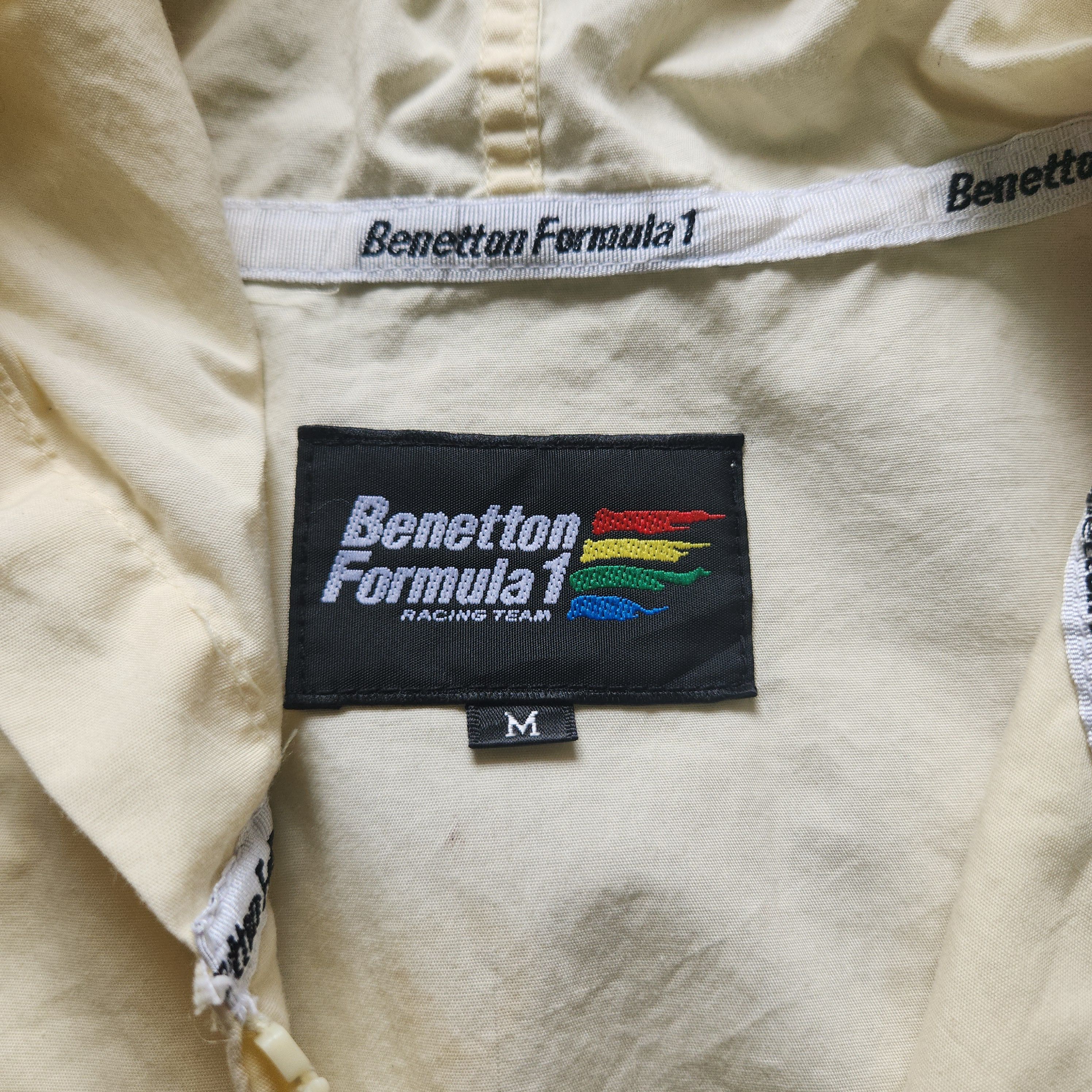 United Colors Of Benetton - Vintage 1980 Benetton Formula 1 Hoodie - 10