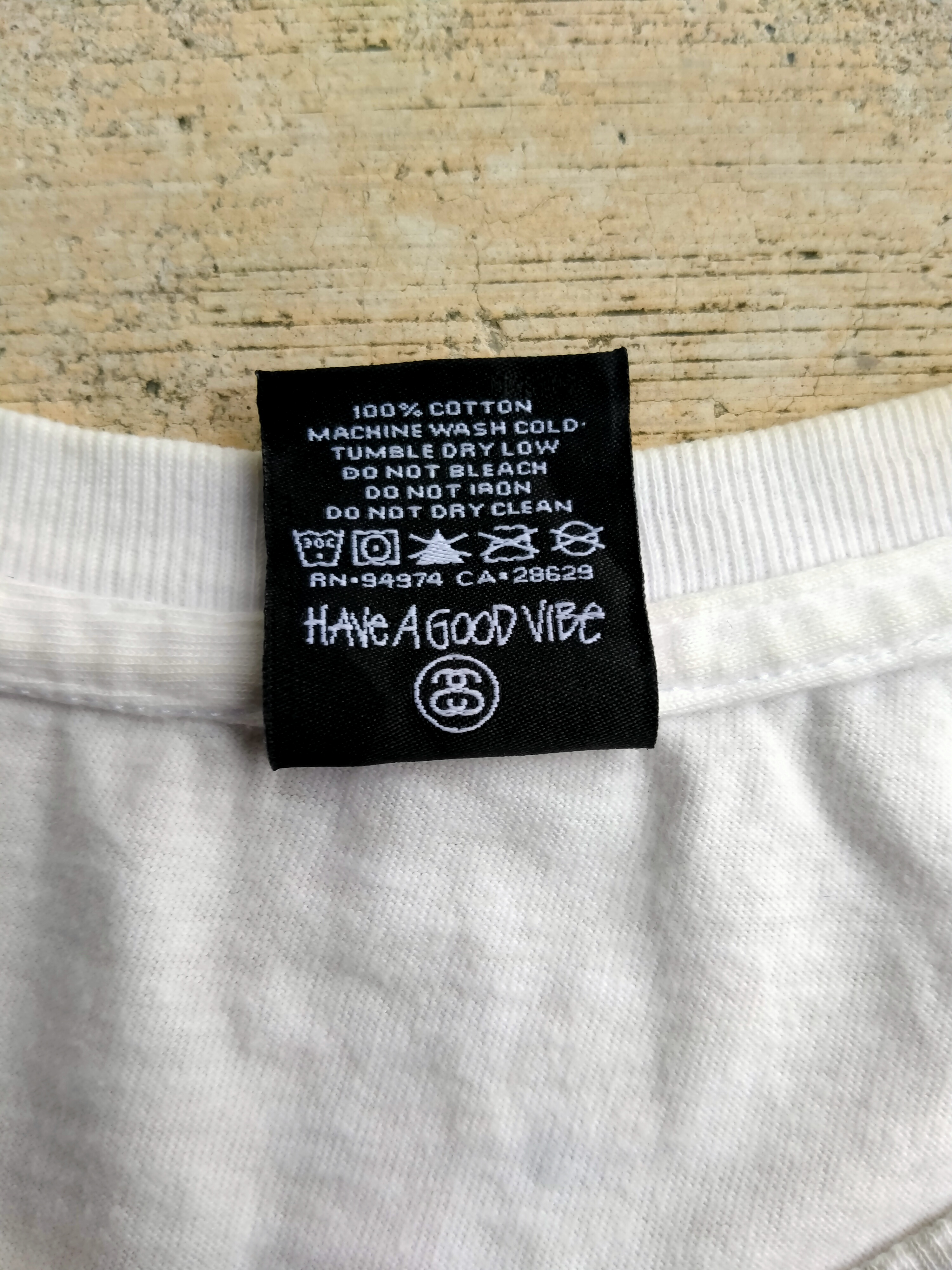 Vintage Stussy Spell Out Worldwide Tour Logo Tee - 6