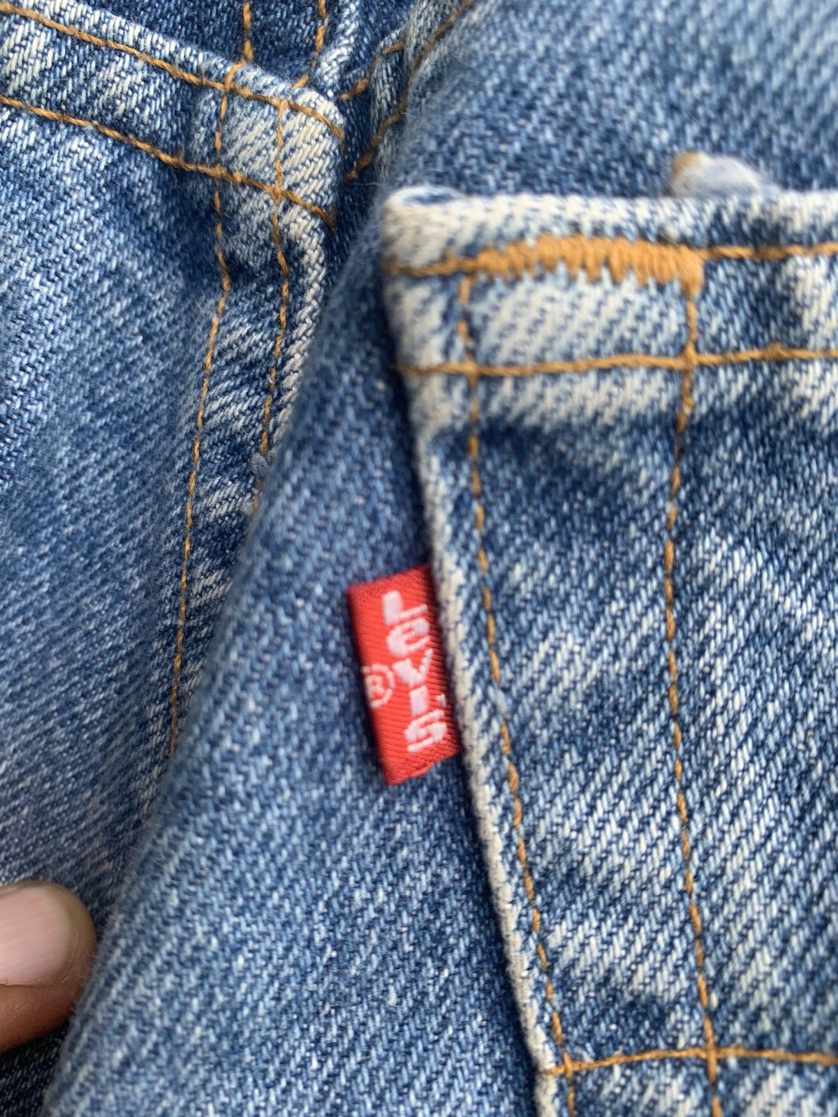 Vintage Levis Rindem Made in usa - 7