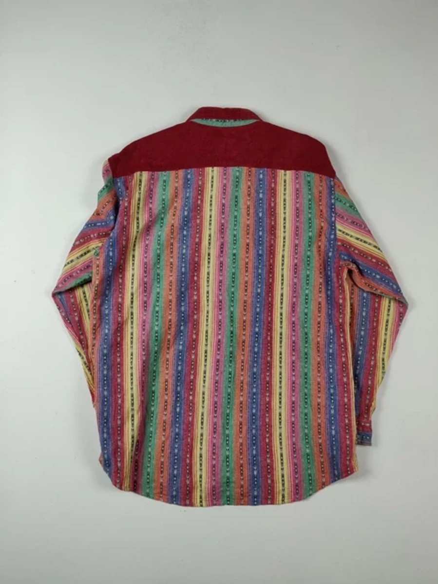 Flannel - Kearney Half-striped Shirt Button Ups - 7