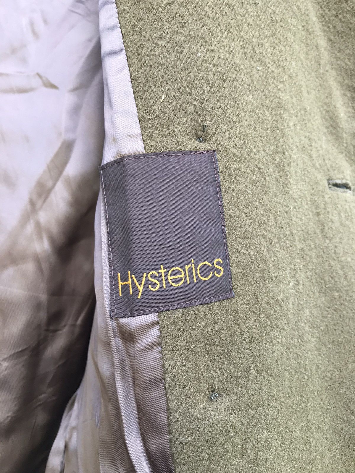 Hysteric Wool Asymmetrical Button Coat - 9