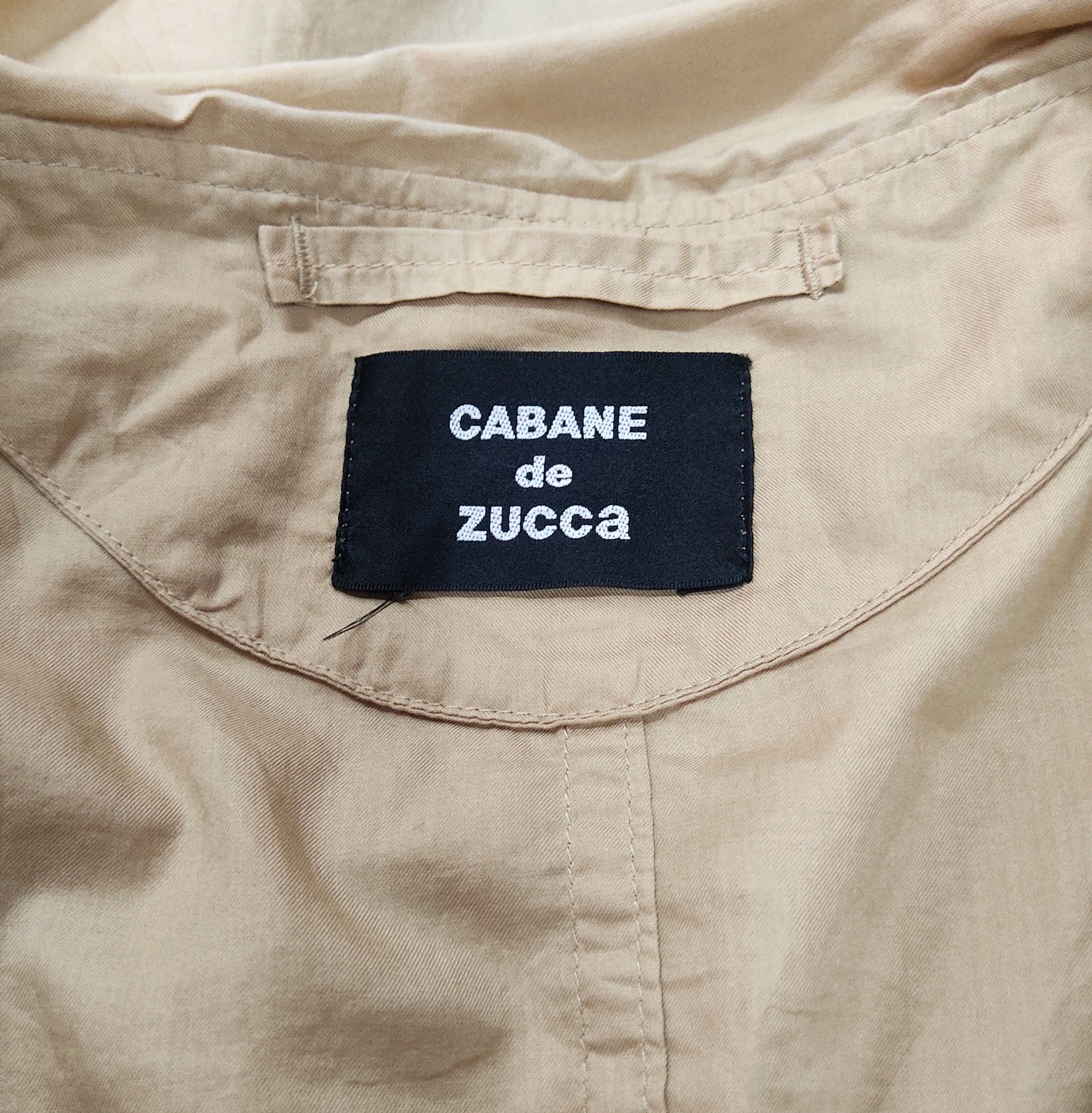 CABANE de ZUCCA Type ZU01CZ02 Cotton 100 Cape Jacket - 8