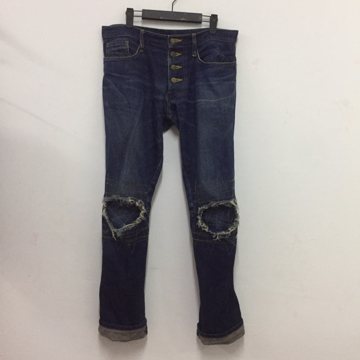 Christopher Nemeth - Christoper nemeth jeans rare design patch on knee - 14