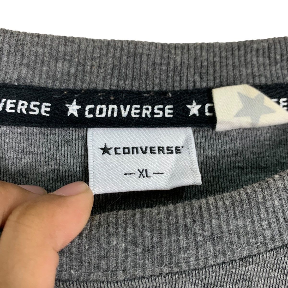 CONVERSE All Star Small Logo Colorblock Sweatshirt #1035-C47 - 11