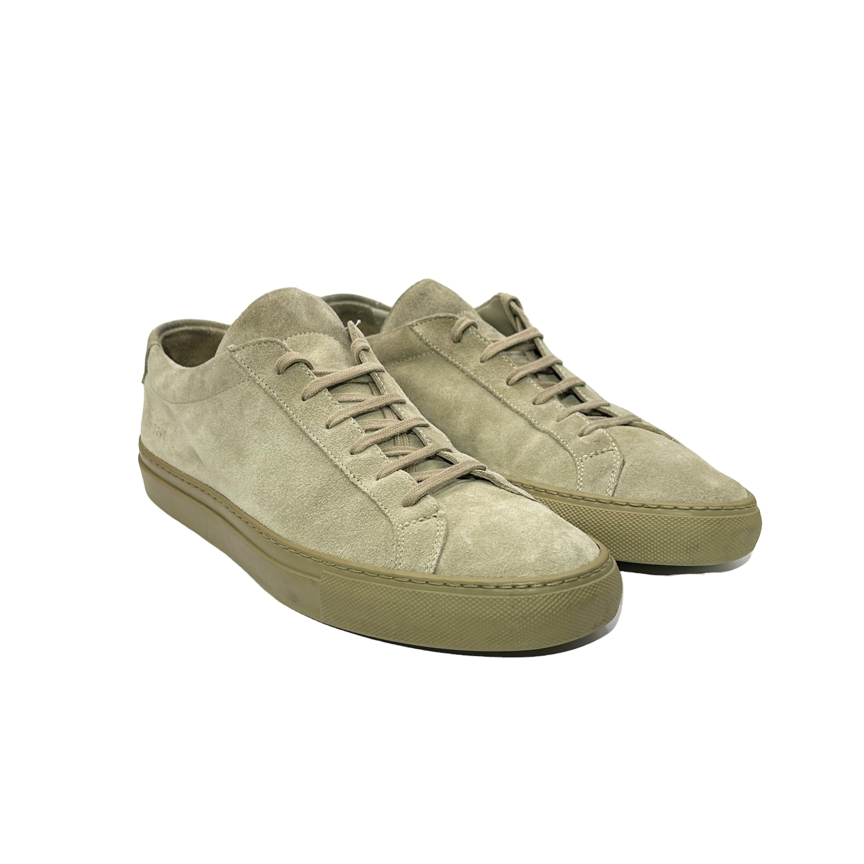 Taupe Suede Achilles Low Sneakers - 9