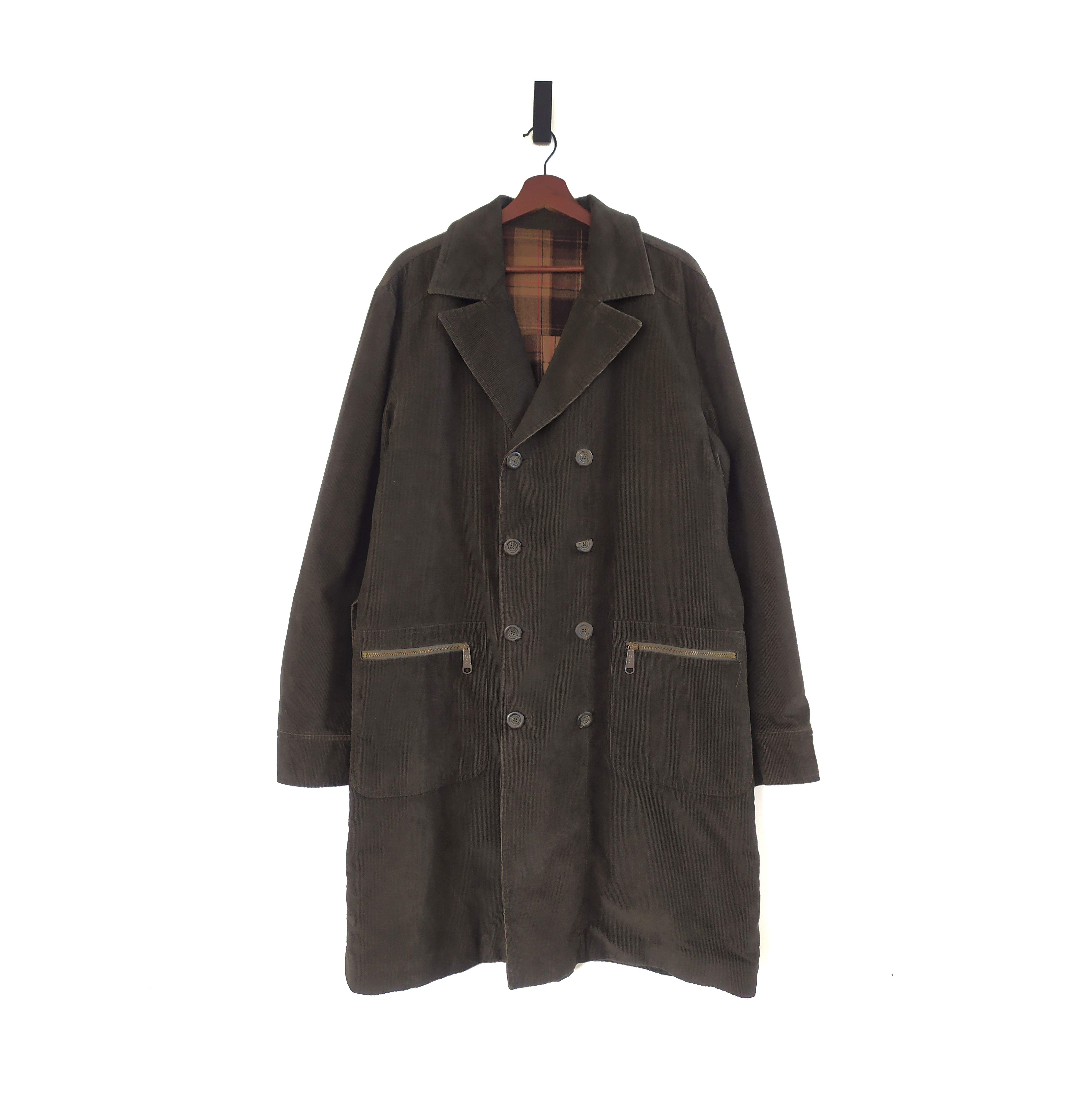Dolce & Gabbana Corduroy Long Jacket Made in Italy - 1