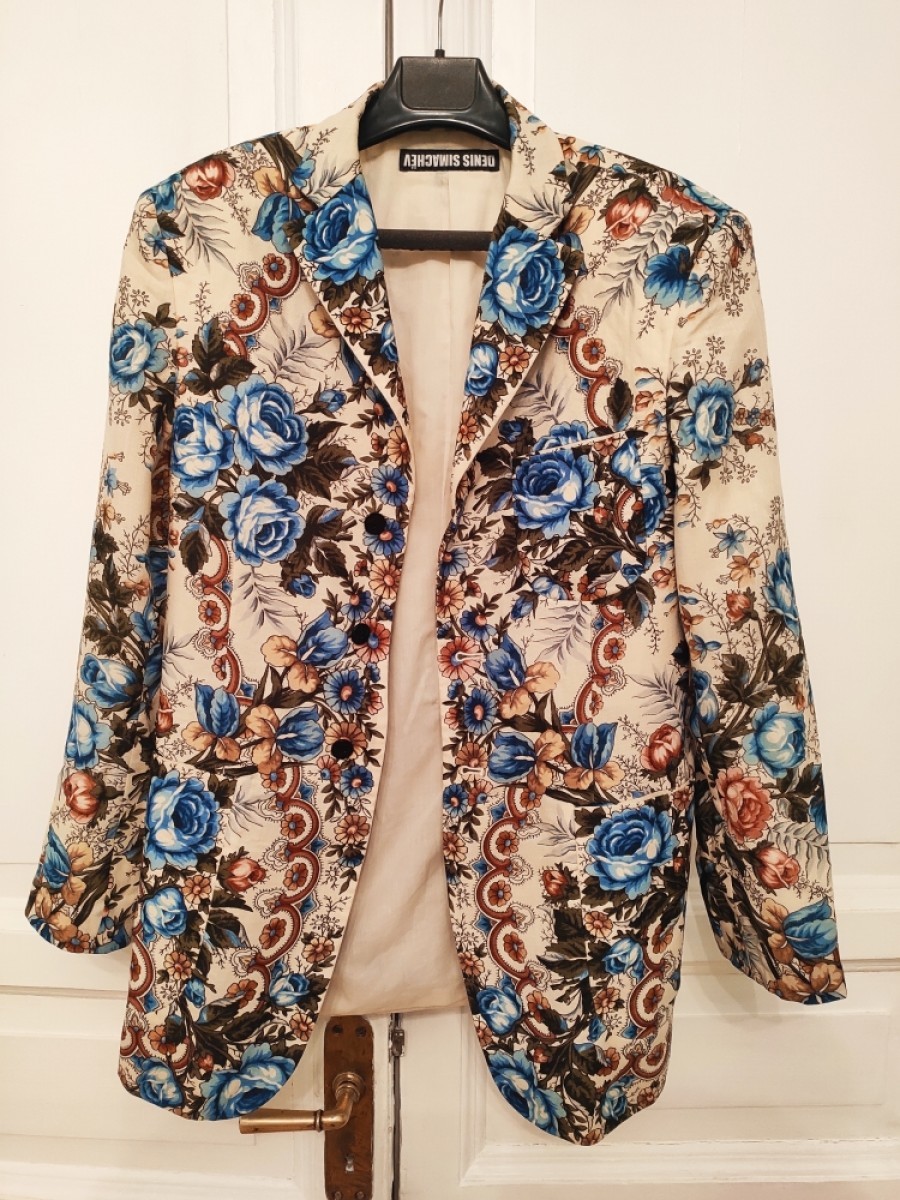 Denis Simachev - Flower printed blazer.Like Dior or Saint Laurent - 2