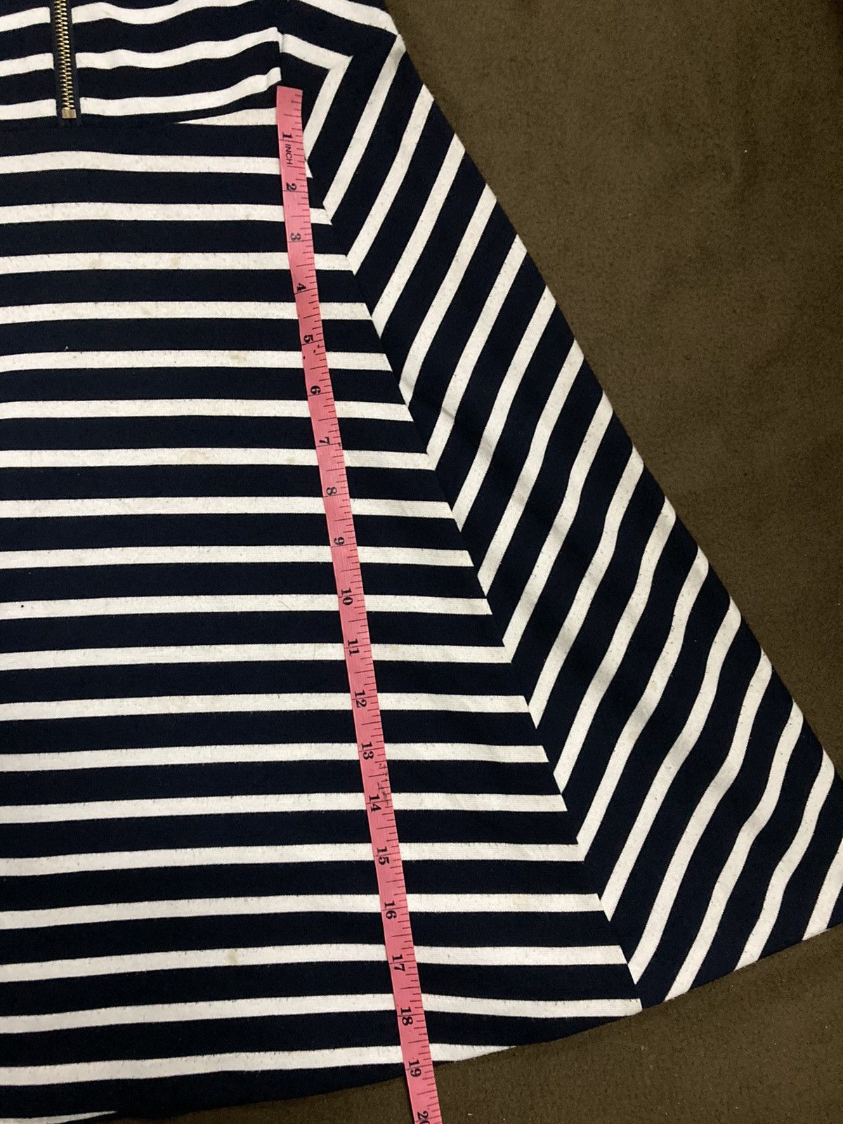 Michael Kors Sleeveless Striped Front Zip A Line Women Dress - 21