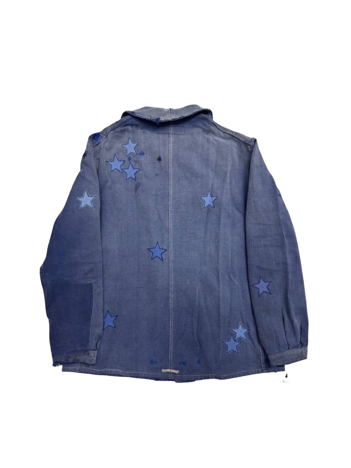 French star patch work jacket - 2