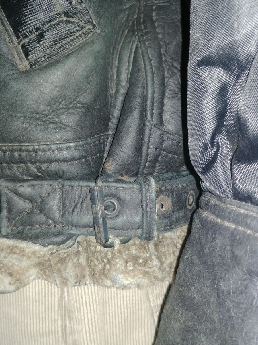 Vintage - RARE B3 Pilot Aviator Flying Sheepskin Shearling Jacket - 3