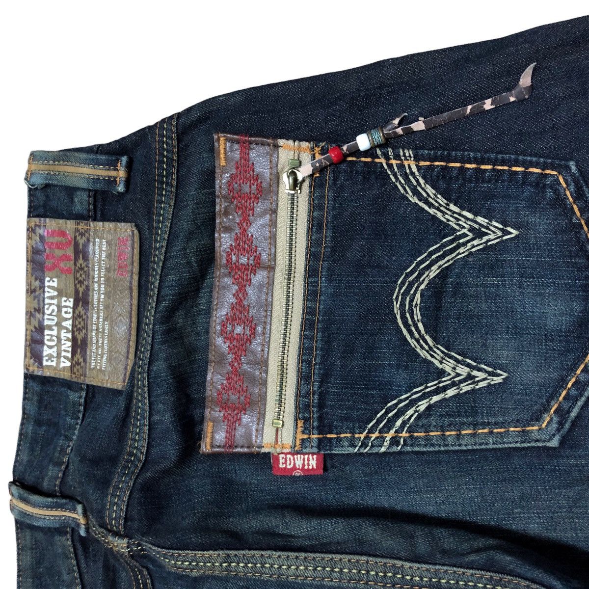 Edwin exclusive vintage edition navajo patern denim pants - 7