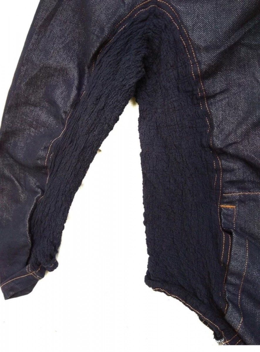 Issey Miyake - Vintage Rework Denim Jacket (Denim & Pleats) - 6
