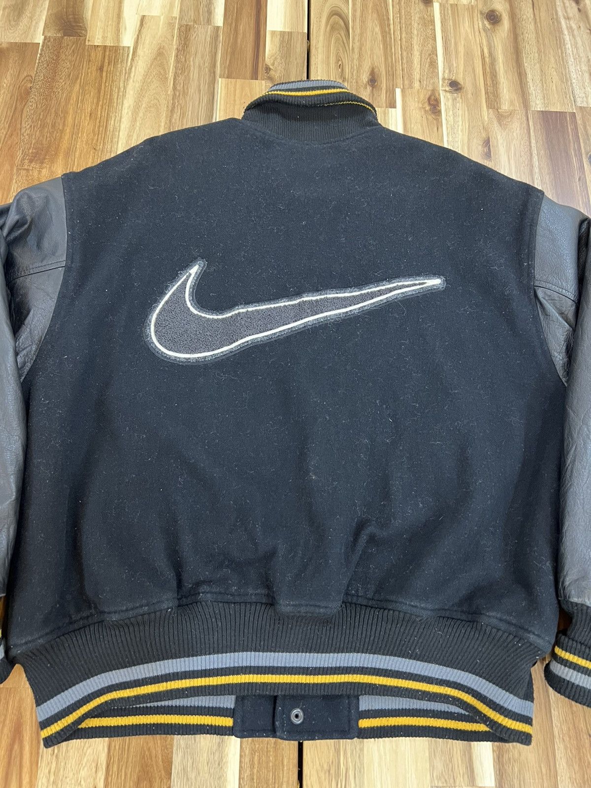 Nike Swoosh Big Logo Varsity Jacket - 8