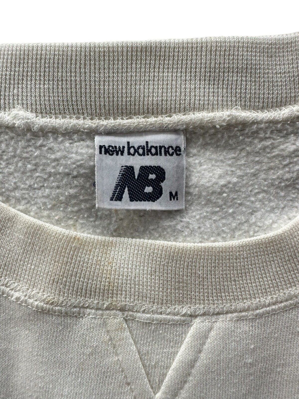 New Balance Sweatshirt Vintage Big Logo SIZE M - 13