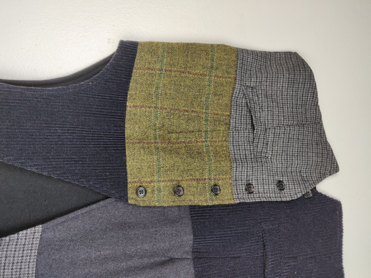 J. Press - x Arthur Harrison Patchwork Reconstruct Vest - 5