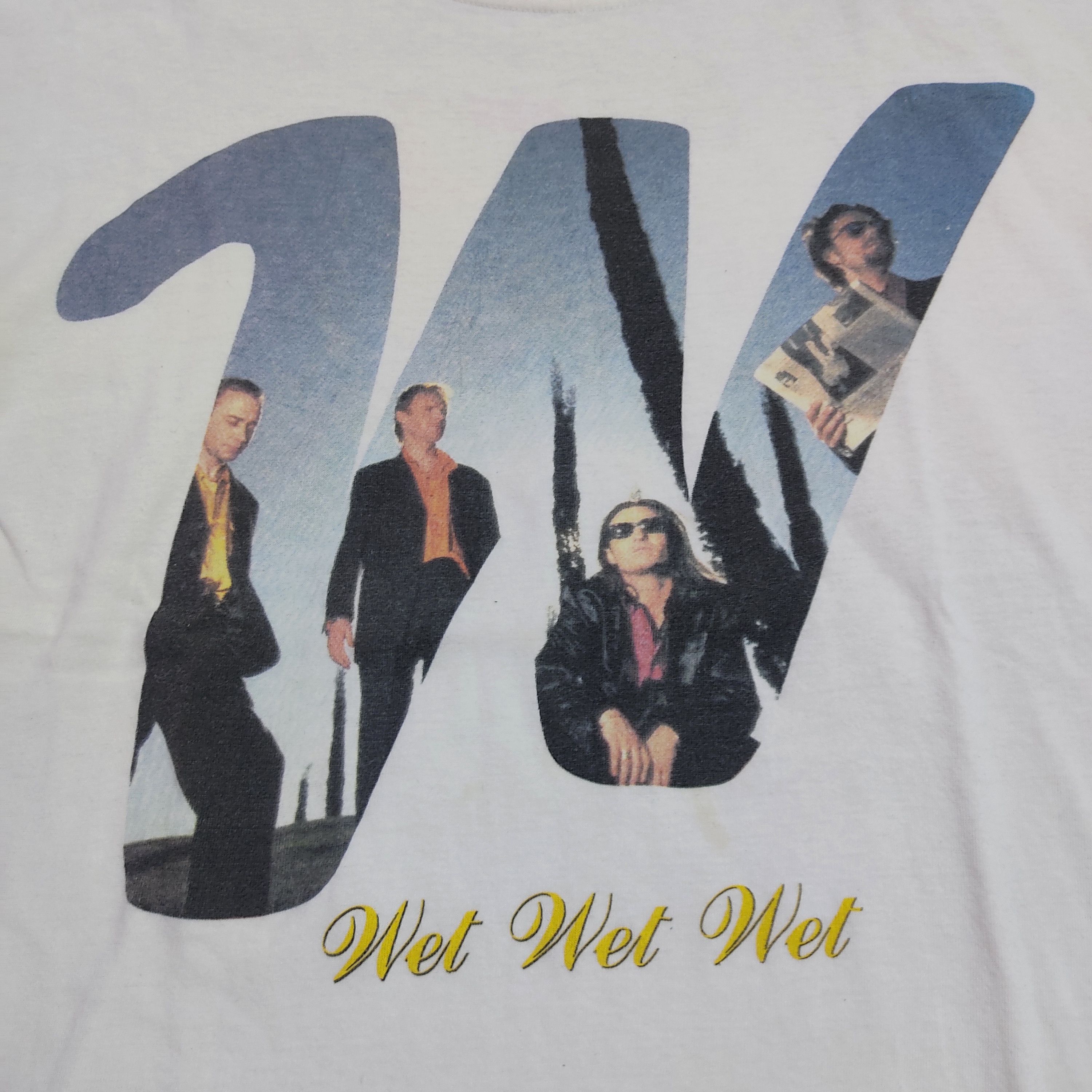 Vintage 90s WET WET WET Band Tour T-shirt - 5