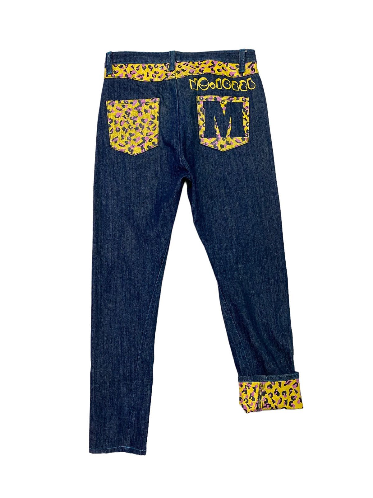 Vintage CLASH!! MPLQ Daicock Printed Denim Jeans S45k - 10