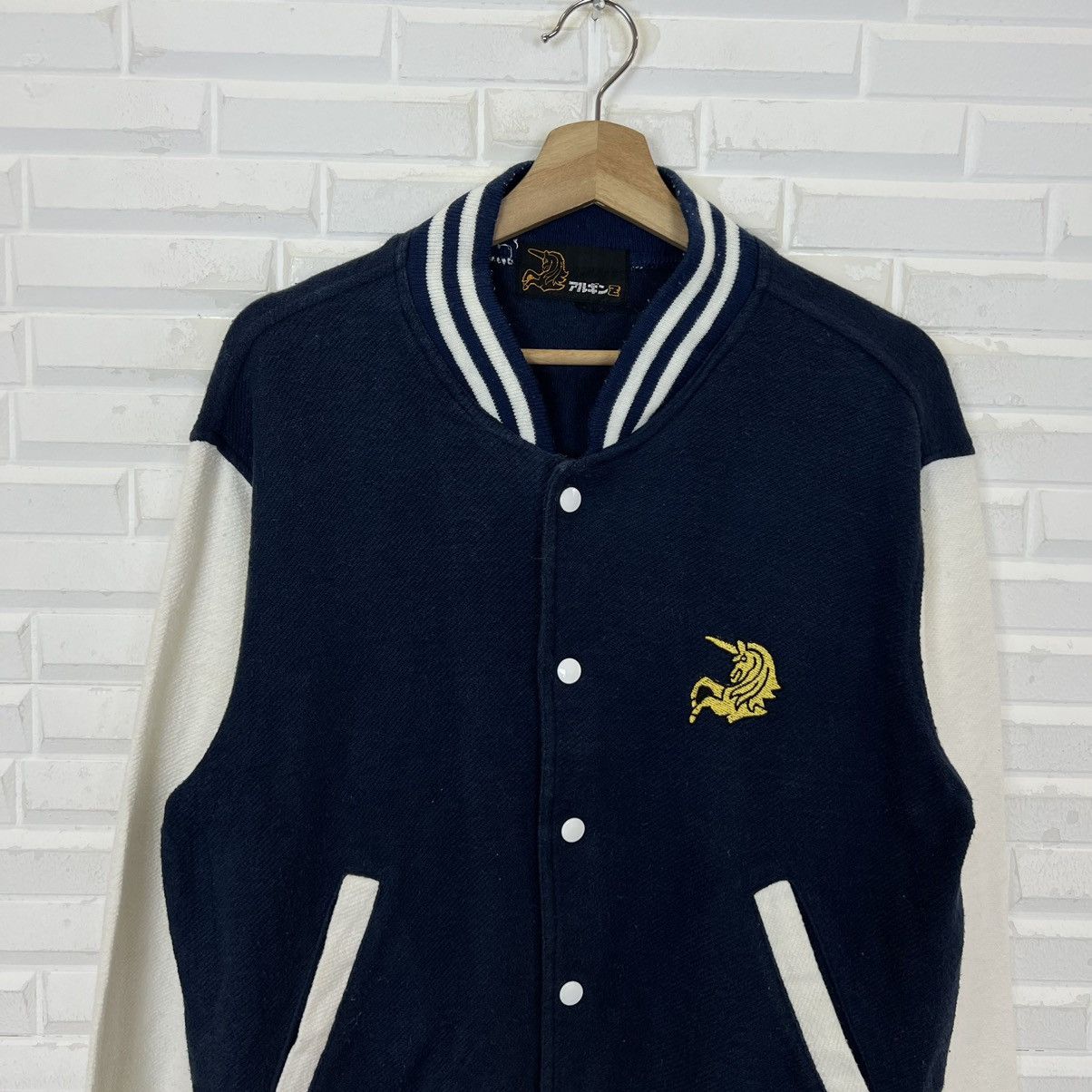 VINTAGE VARSITY JACKET HORSE BIG LOGO - 3