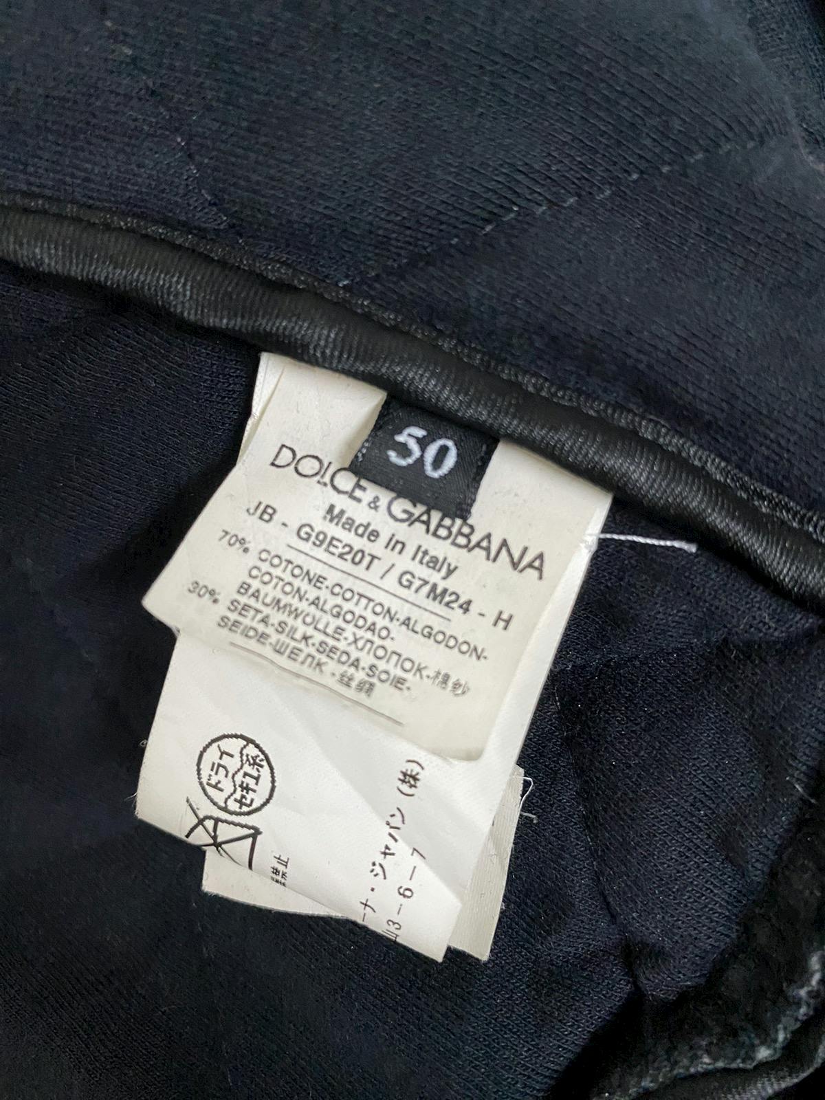 Dolce & Gabbana D&G Black Quilted Zipper Hoodie Jacket - 9