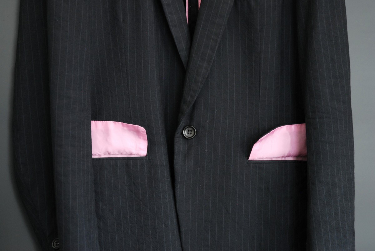 Comme des Garcons Homme Plus Pink Panther Pinstripe Jacket - 5