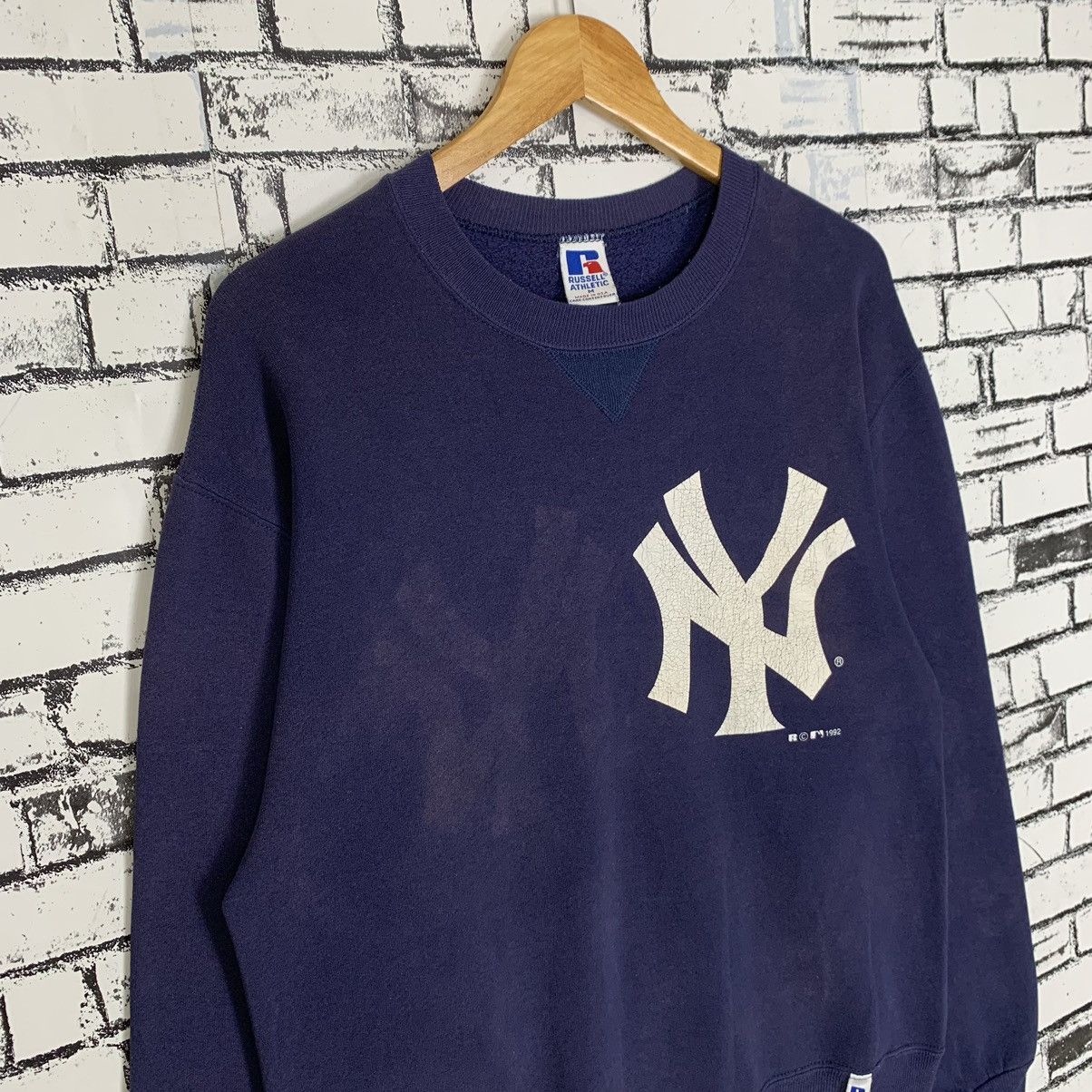 Vintage 90s Russell Newyork Yankees Sweatshirt - 4