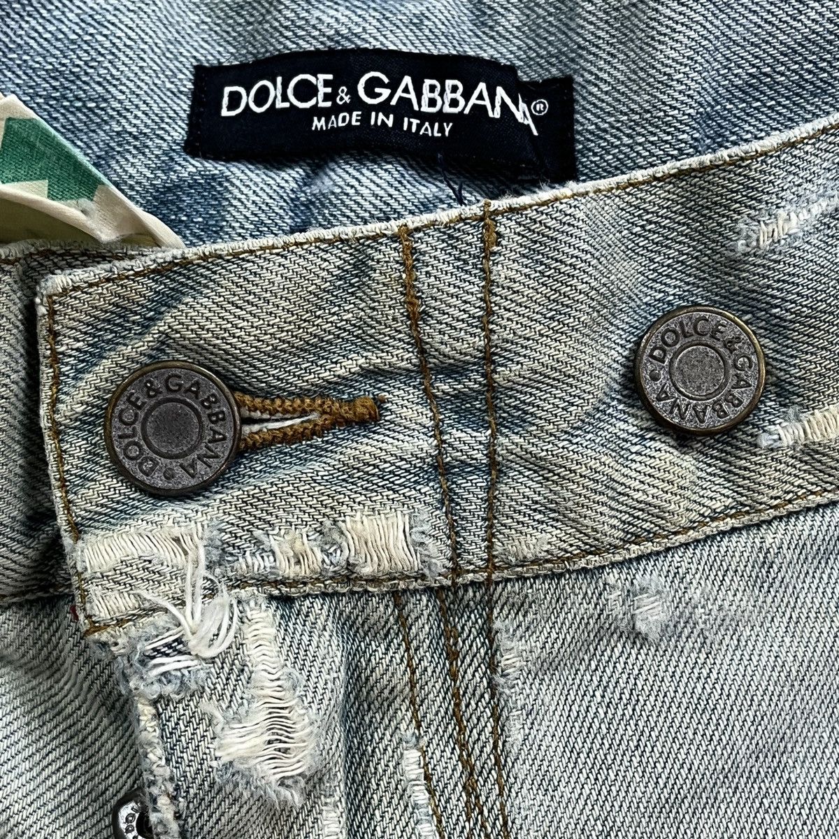 Faded Dolce & Gabbana Distressed Denim Classic 14 - 3