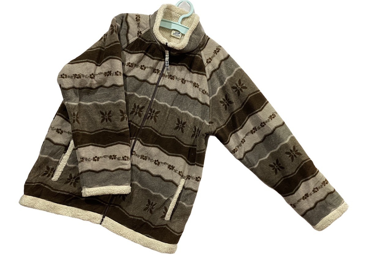 Vintage - Piko Hawaii Fullprint Sherpa Fleece Jacket - 6