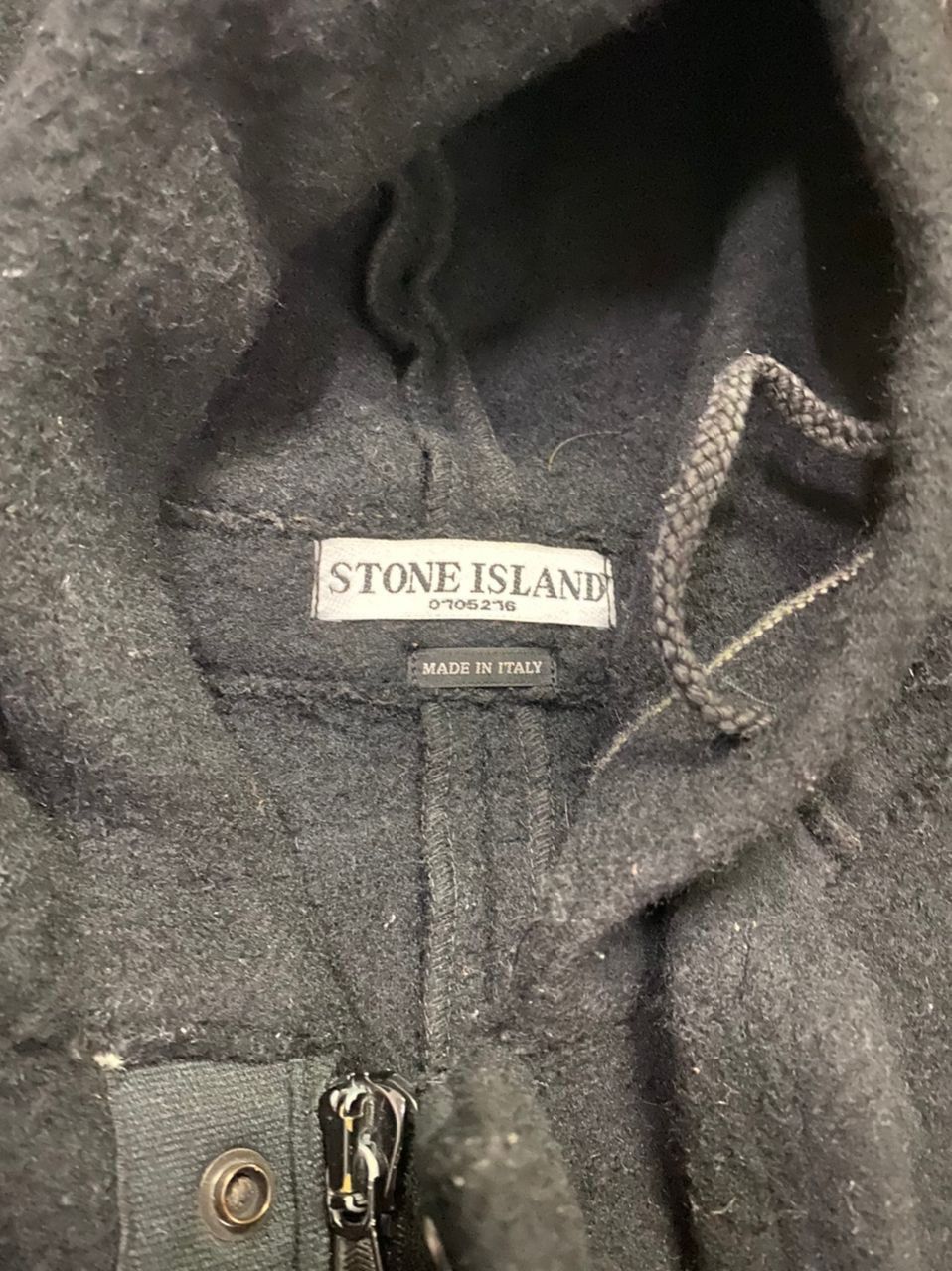 Authentic STONE ISLAND Wool Hoodie Jacket - 14